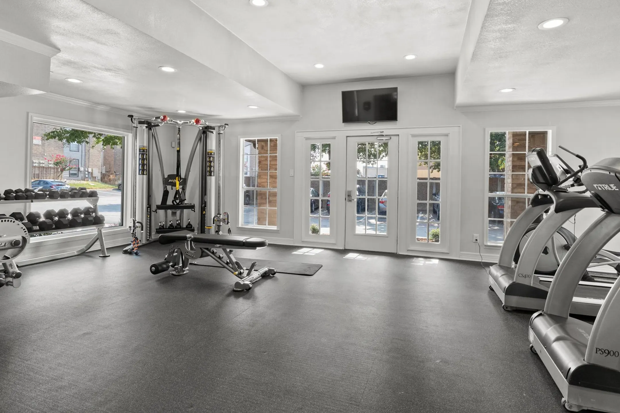 Fitness Weight Room - Bristol Grapevine Apartments - Grapevine, TX