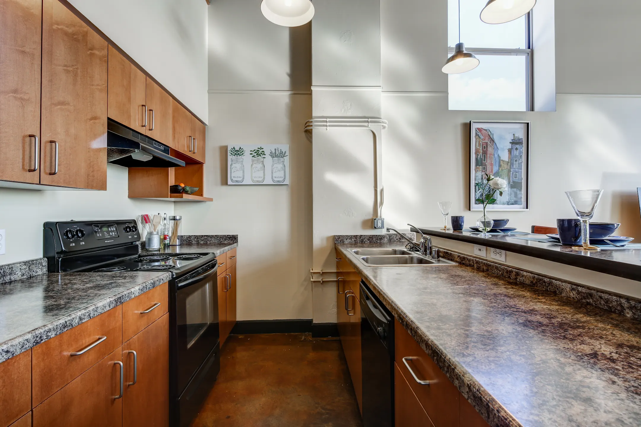 Kitchen - Schuster Lofts - Milwaukee, WI