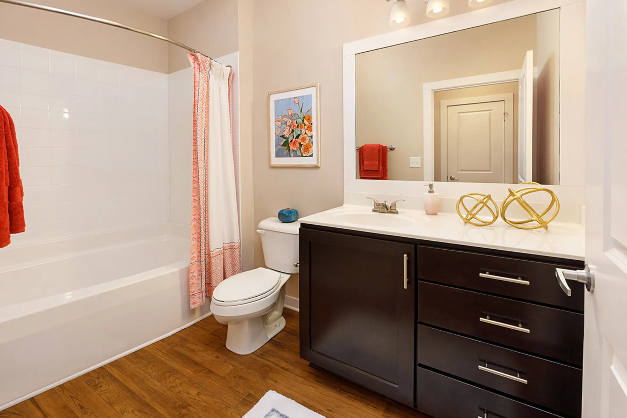 Bathroom - Bexley Village At Concord Mills Luxury Apartments - Concord, NC