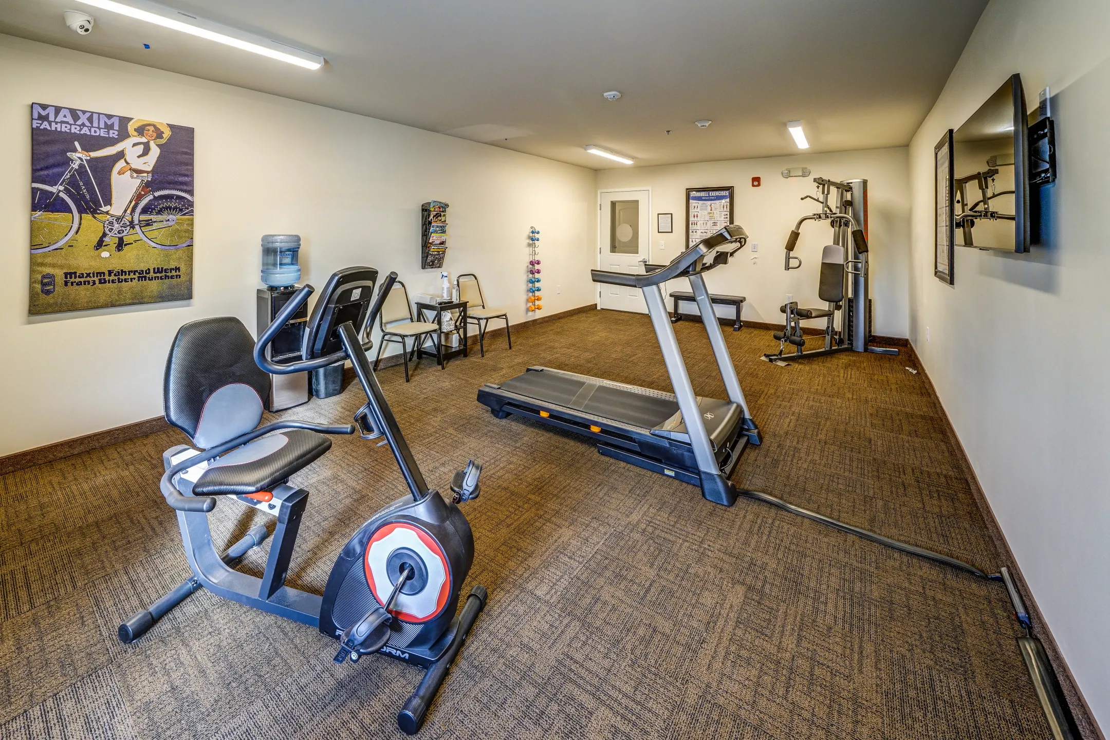 Fitness Weight Room - Pleasant Run Senior Apartments - Indianapolis, IN