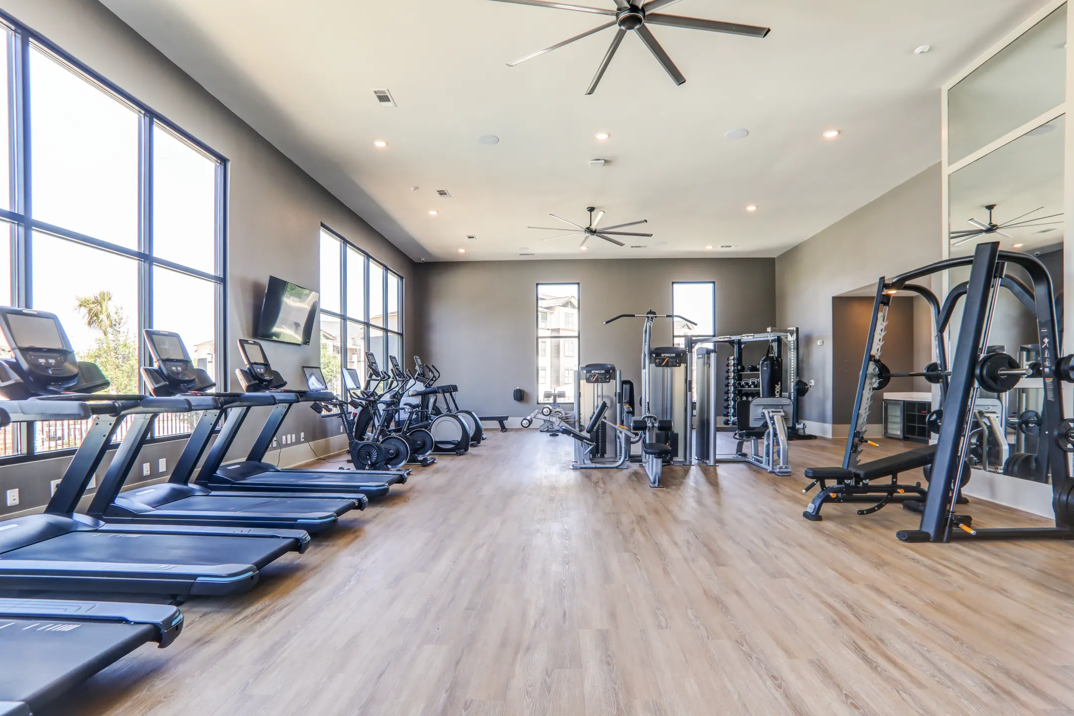 Fitness Weight Room - The Porte At Pathstone - Pensacola, FL