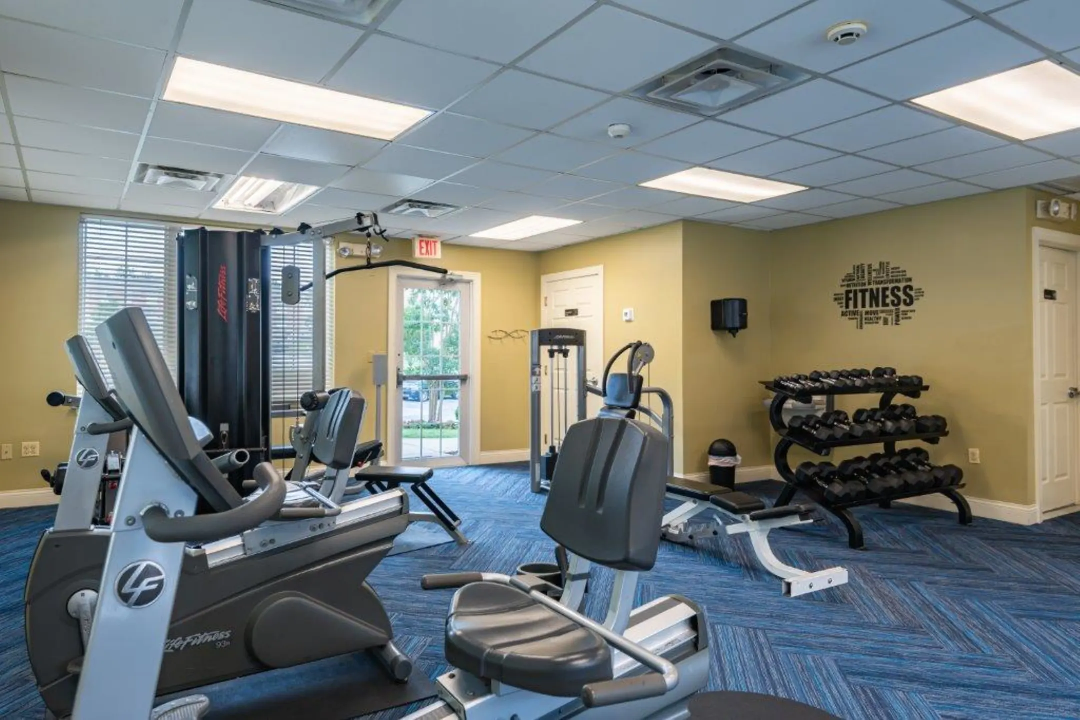 Fitness Weight Room - Village Square Townhomes and Apartments - Glen Burnie, MD