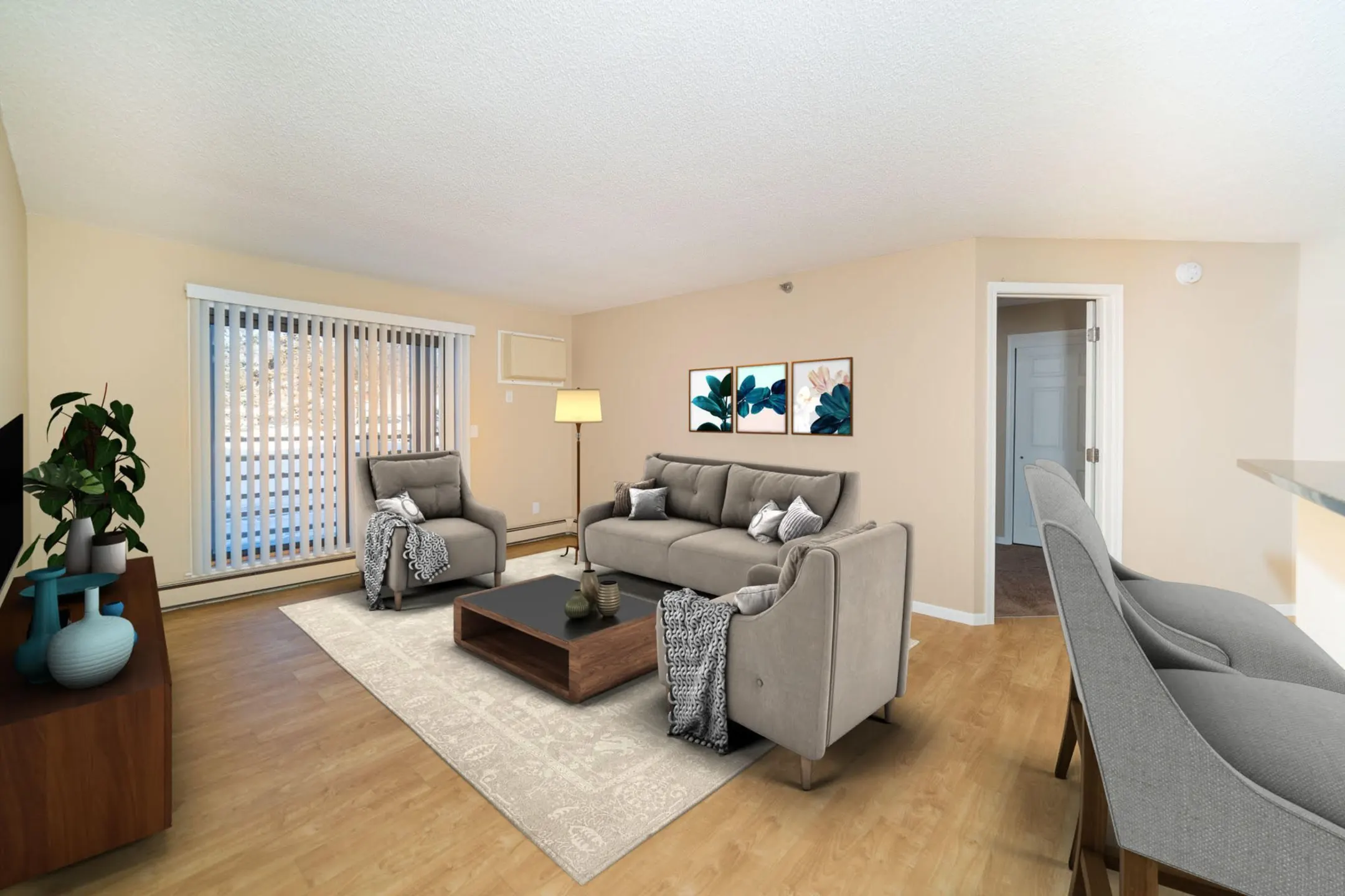 Living Room - Sterling Ponds Apartments - Eden Prairie, MN