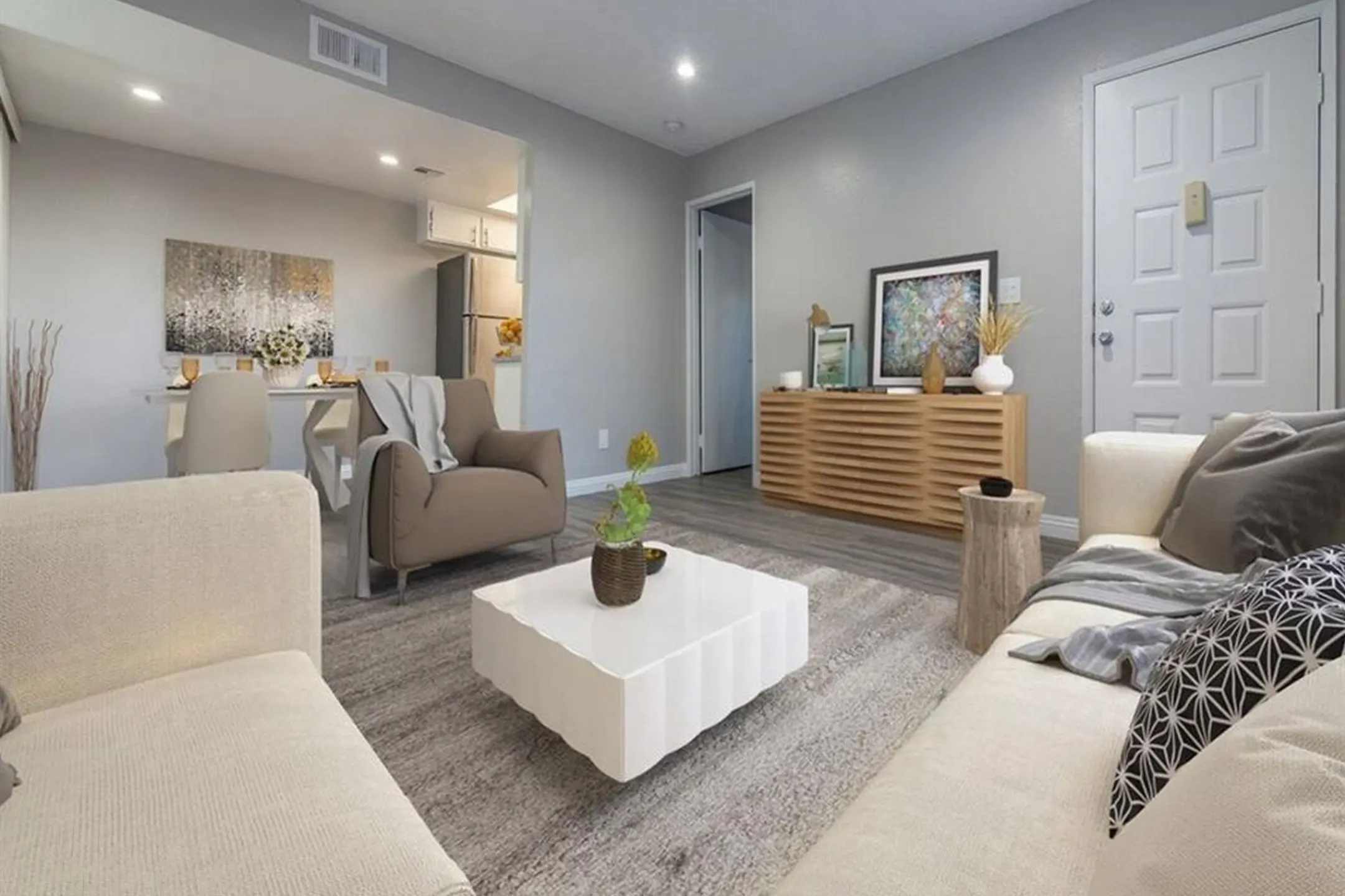 Living Room - Laurel Heights Apartments - Riverside, CA