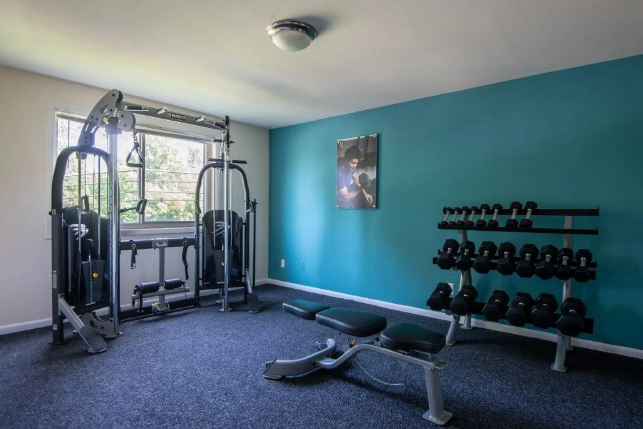 Fitness Weight Room - Harbor Place Apartment Homes - Fort Washington, MD