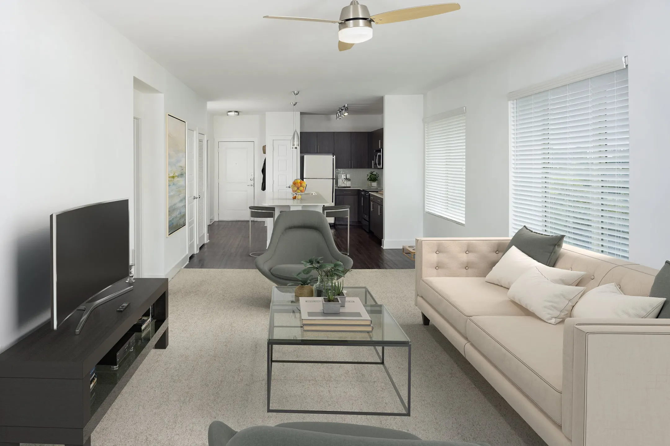 Living Room - Camden Fourth Ward - Atlanta, GA