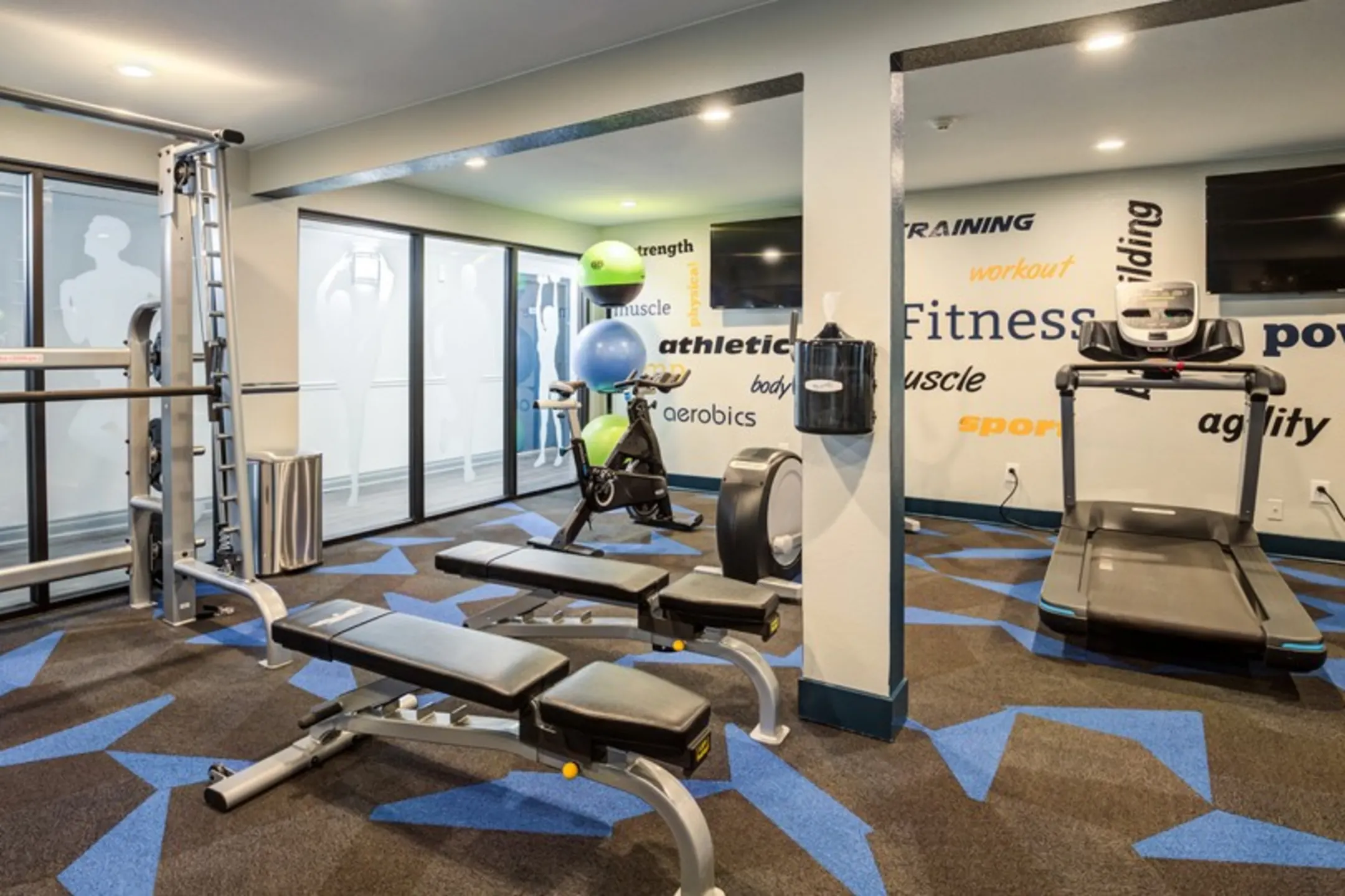 Fitness Weight Room - The Social at Stadium Walk - Fort Collins, CO