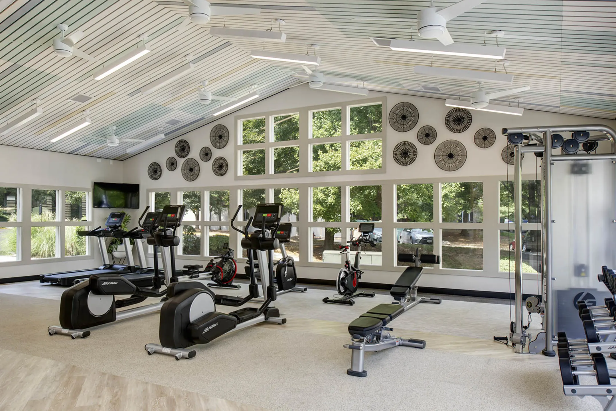 Fitness Weight Room - Burke Shire Commons Apartments - Burke, VA