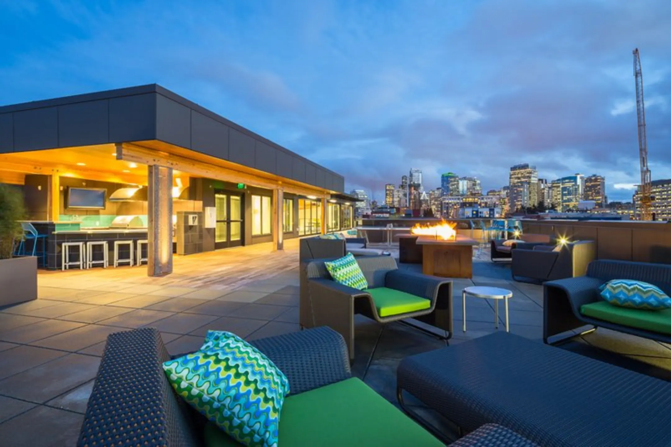 Patio / Deck - Rivet Apartments - Seattle, WA