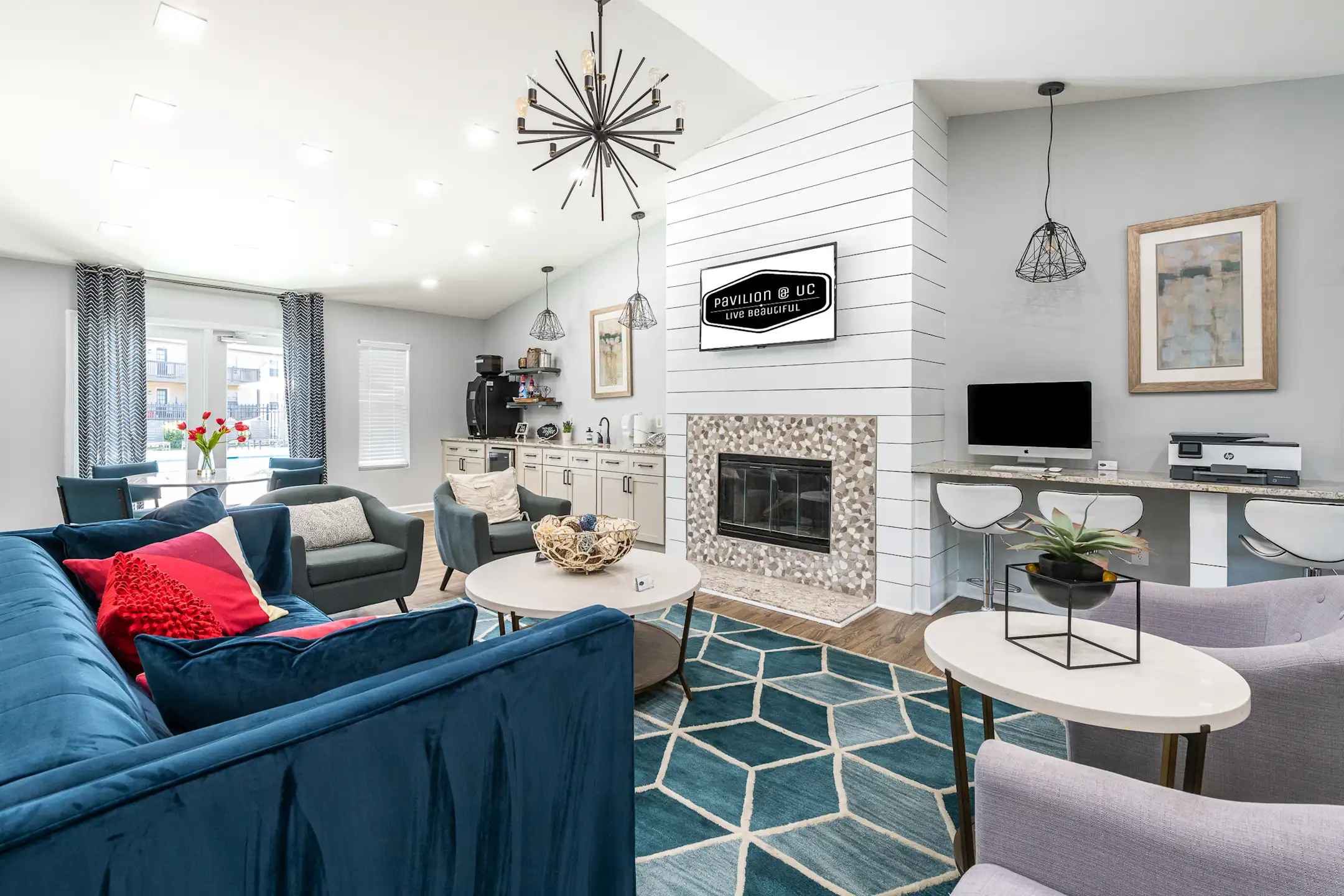 Living Room - Pavilion at UC - Charlotte, NC