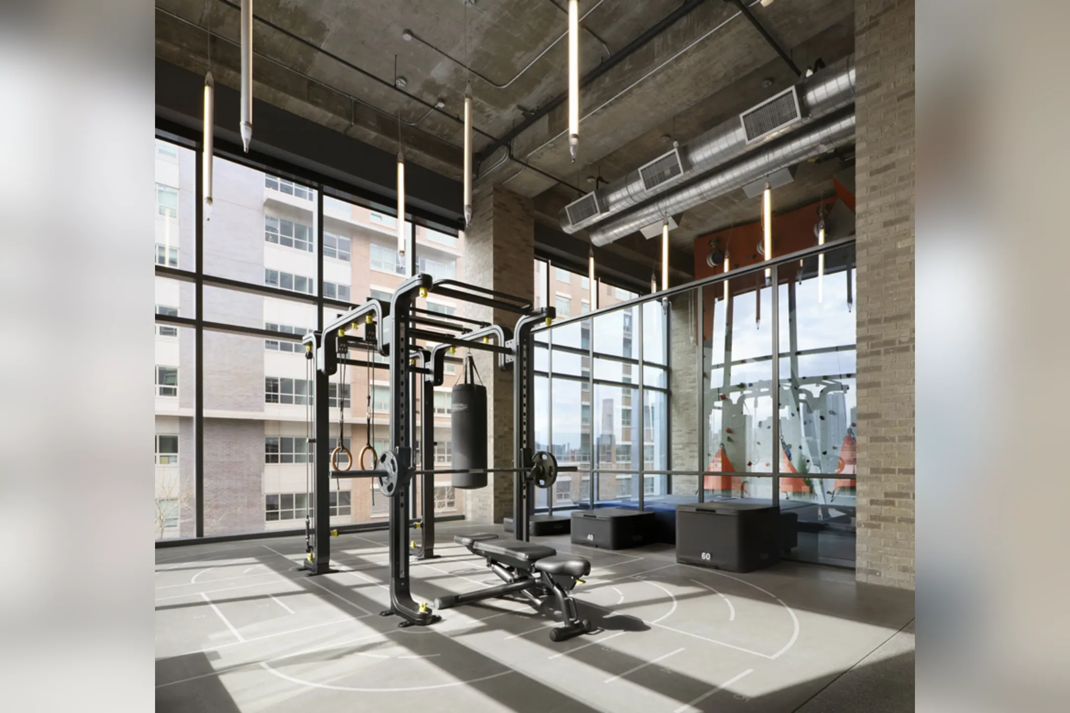 Fitness Weight Room - RiverHouse 11 at Port Imperial - Weehawken, NJ