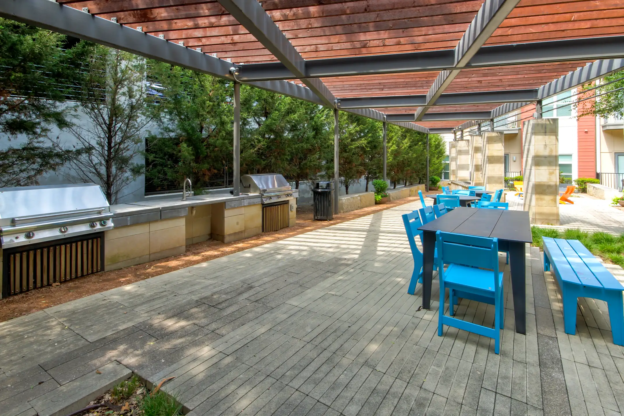 Patio / Deck - Oaks 5th Street Crossing at City Center - Garland, TX