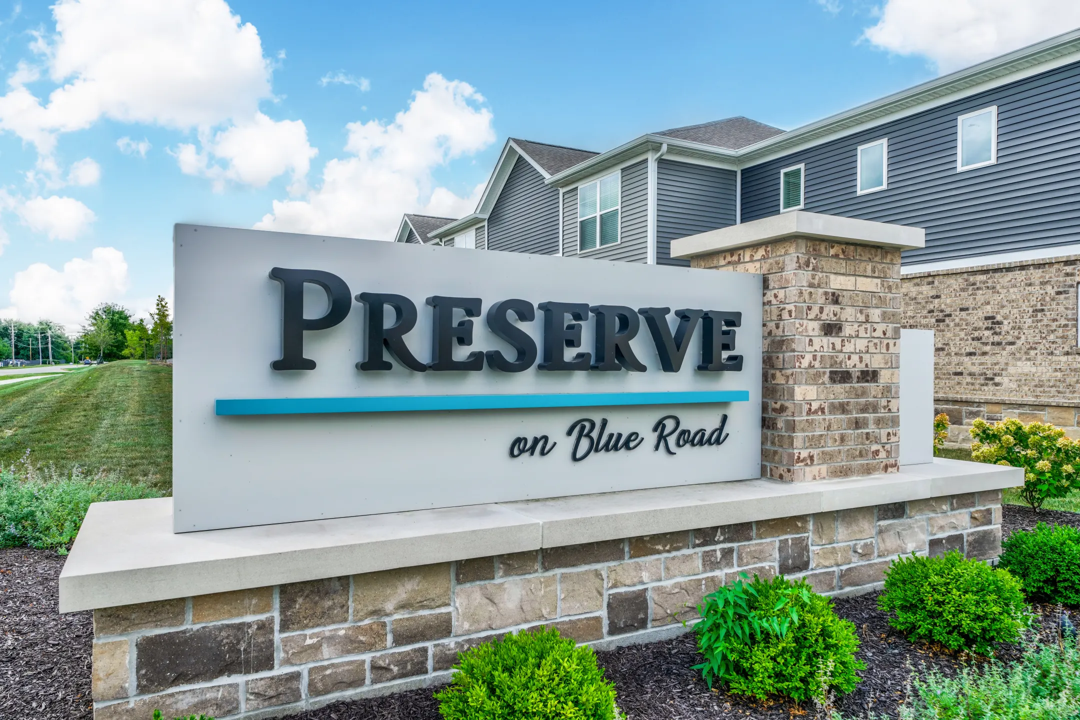 Community Signage - Preserve On Blue Road - Greenfield, IN