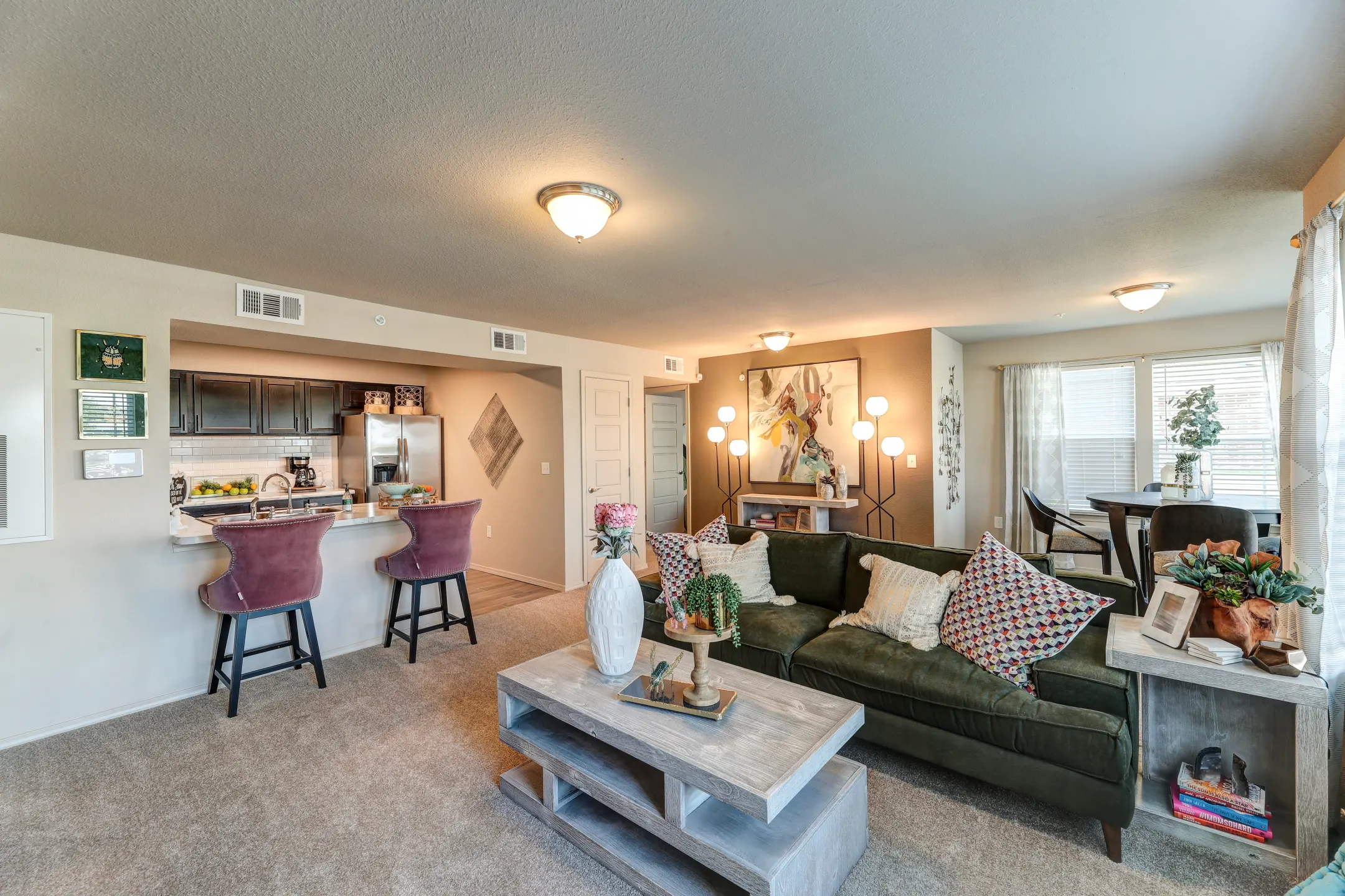 Living Room - Cottages At Crestview - Wichita, KS