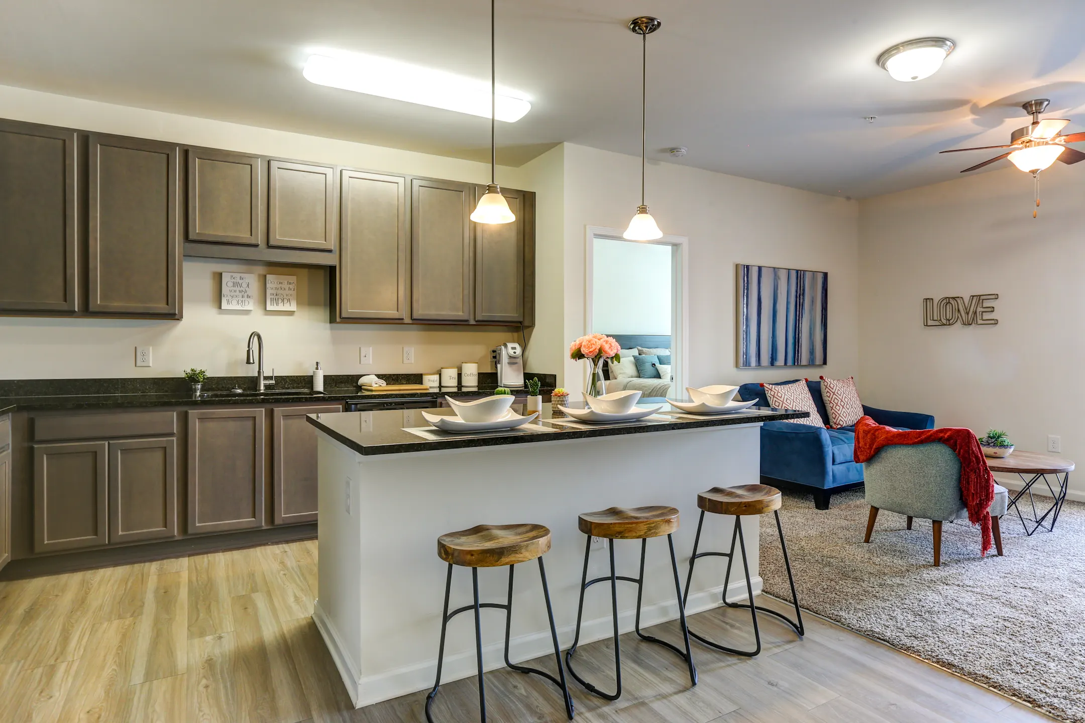 Kitchen - 10 Newbridge Apartments - Asheville, NC
