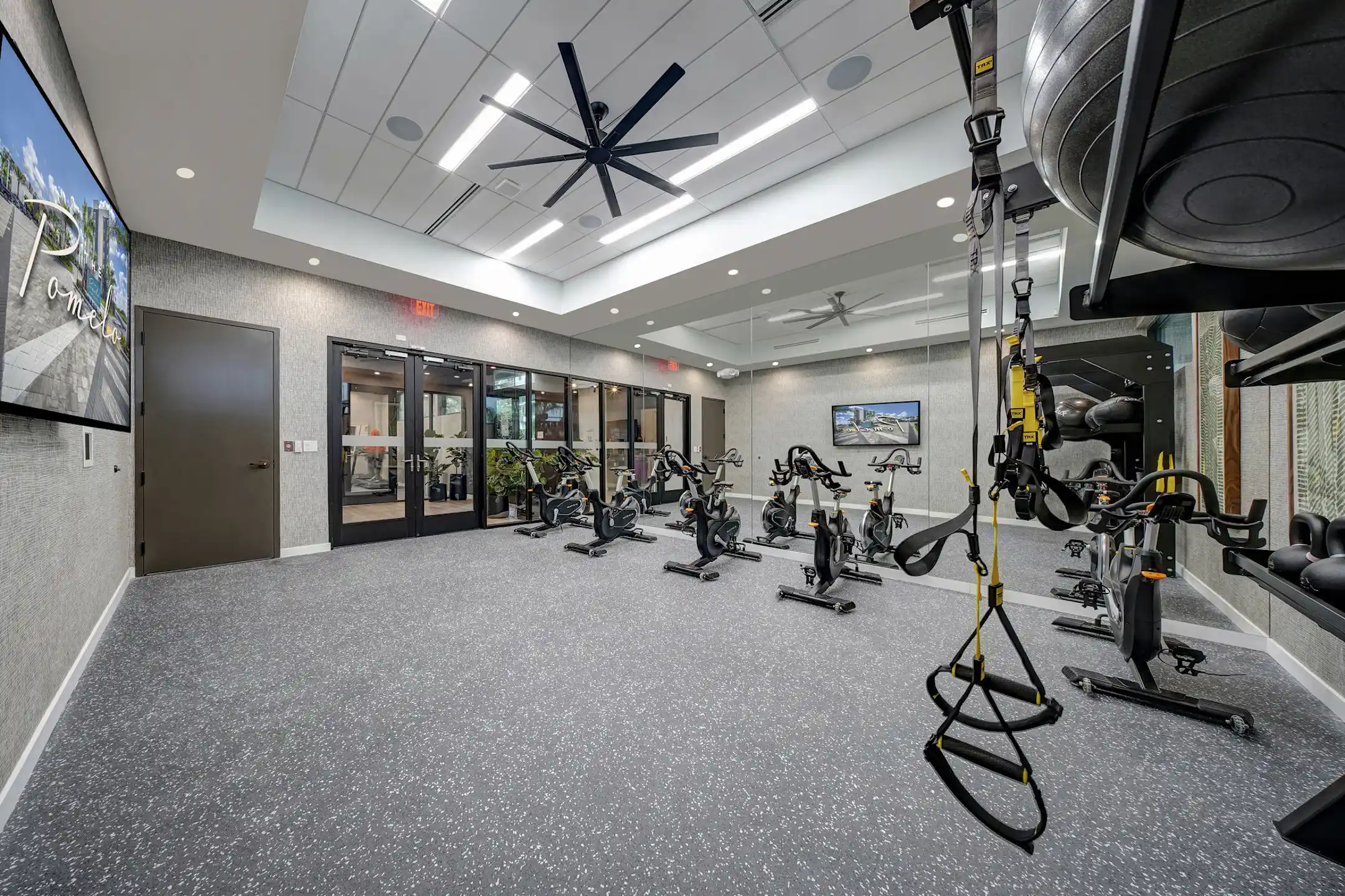 Fitness Weight Room - The Pomelo - Miami Gardens, FL