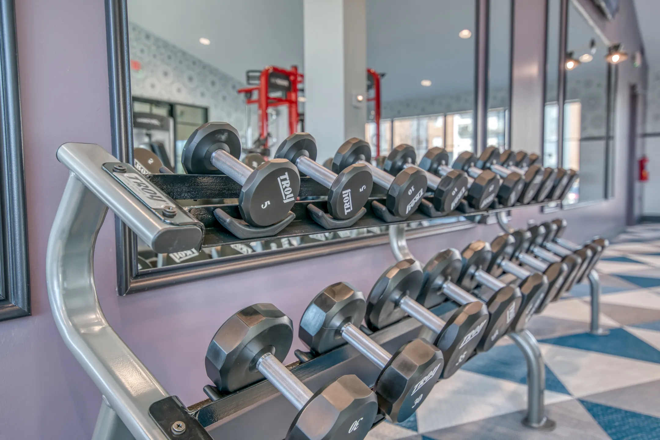 Fitness Weight Room - Residences at Lakeside - Lombard, IL