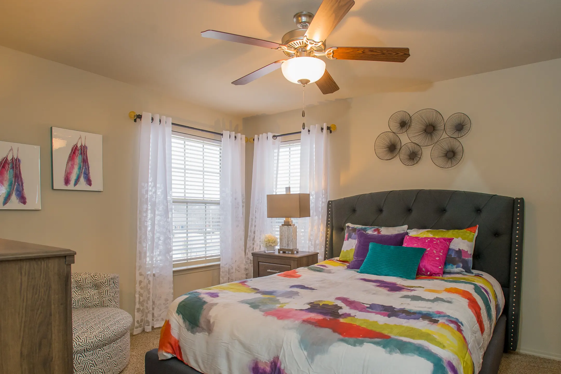 Bedroom - Portofino Apartments - Wichita, KS