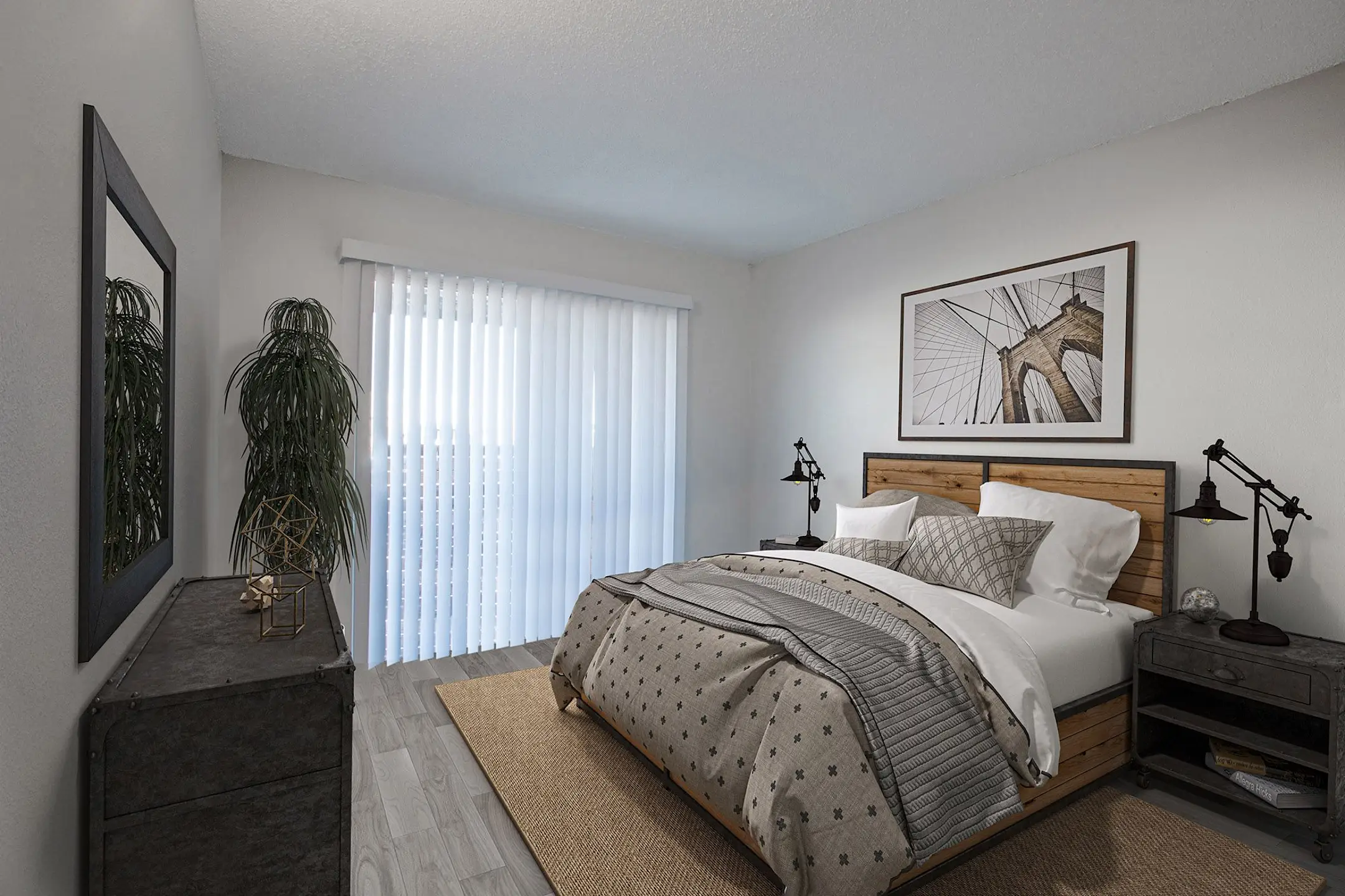 Bedroom - Encanto Lofts - Albuquerque, NM