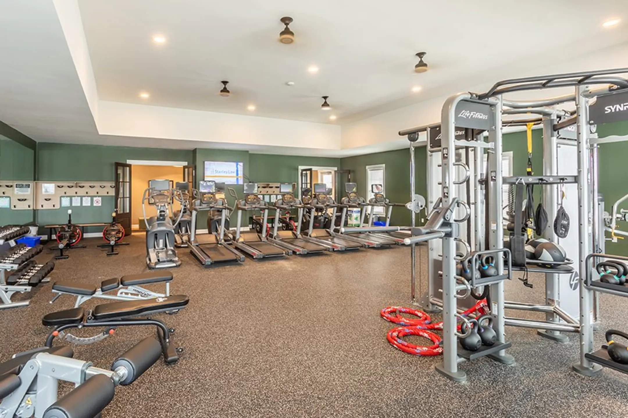 Fitness Weight Room - Morgan Woodland Acres Townhomes - Liverpool, NY
