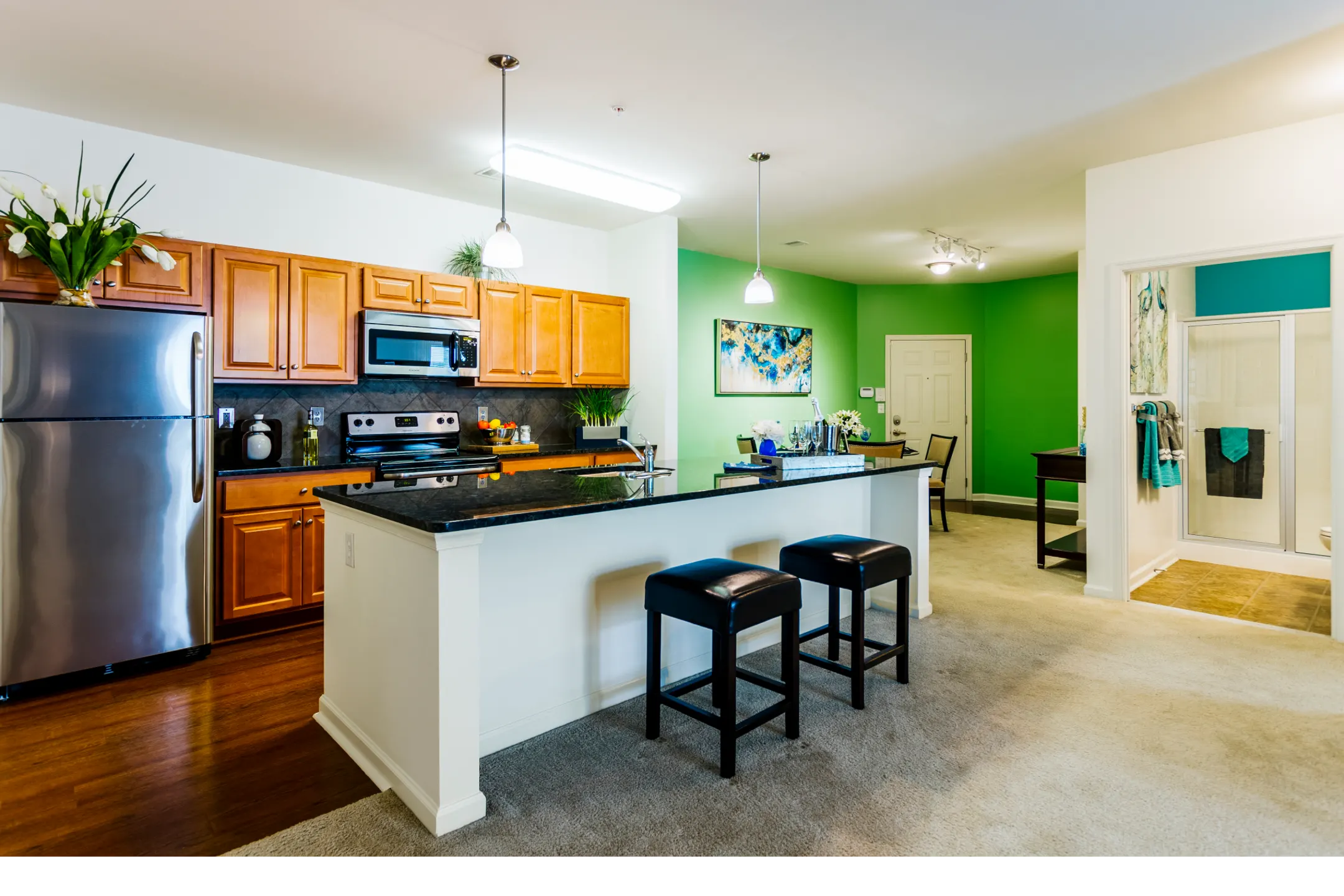 Kitchen - The Riverside Apartments - Aberdeen, MD
