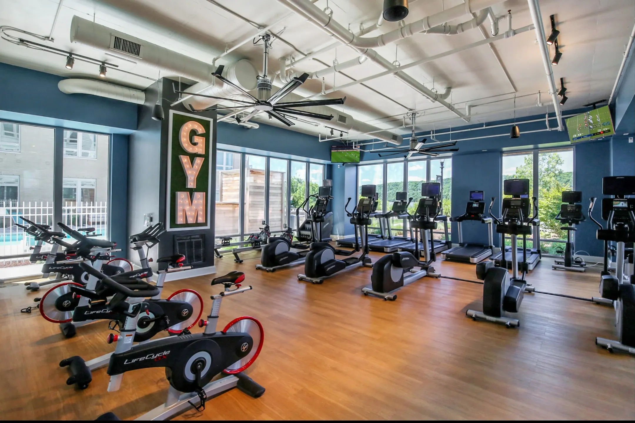Fitness Weight Room - Apex Hudson Riverfront - Yonkers, NY