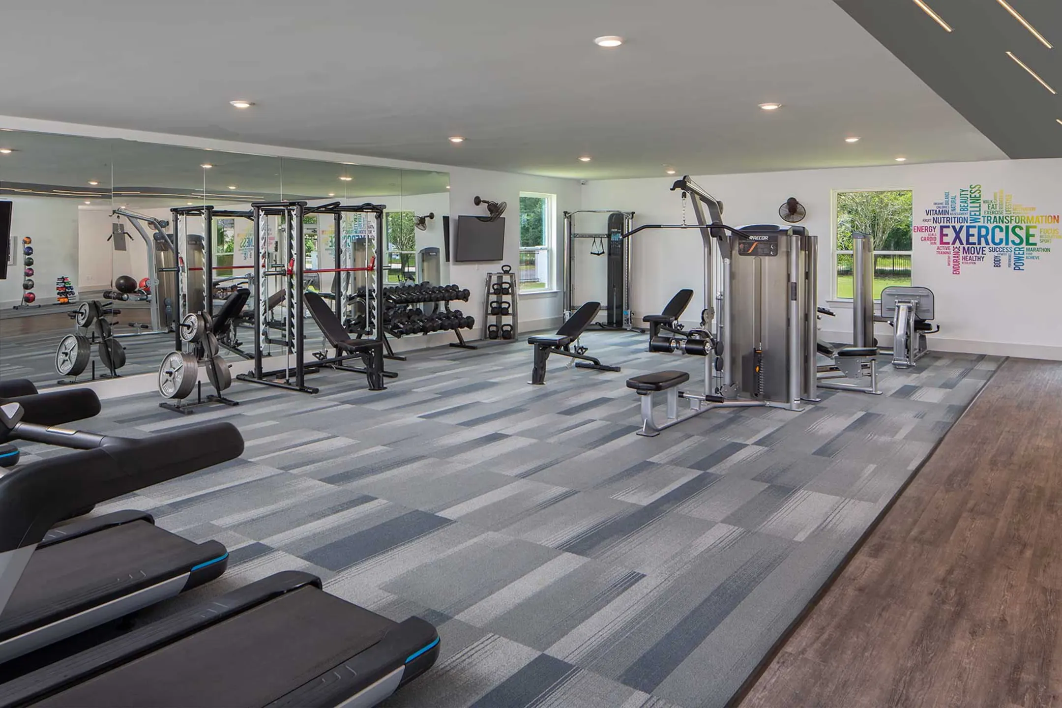 Fitness Weight Room - The Reserve at White Oak - Baton Rouge, LA