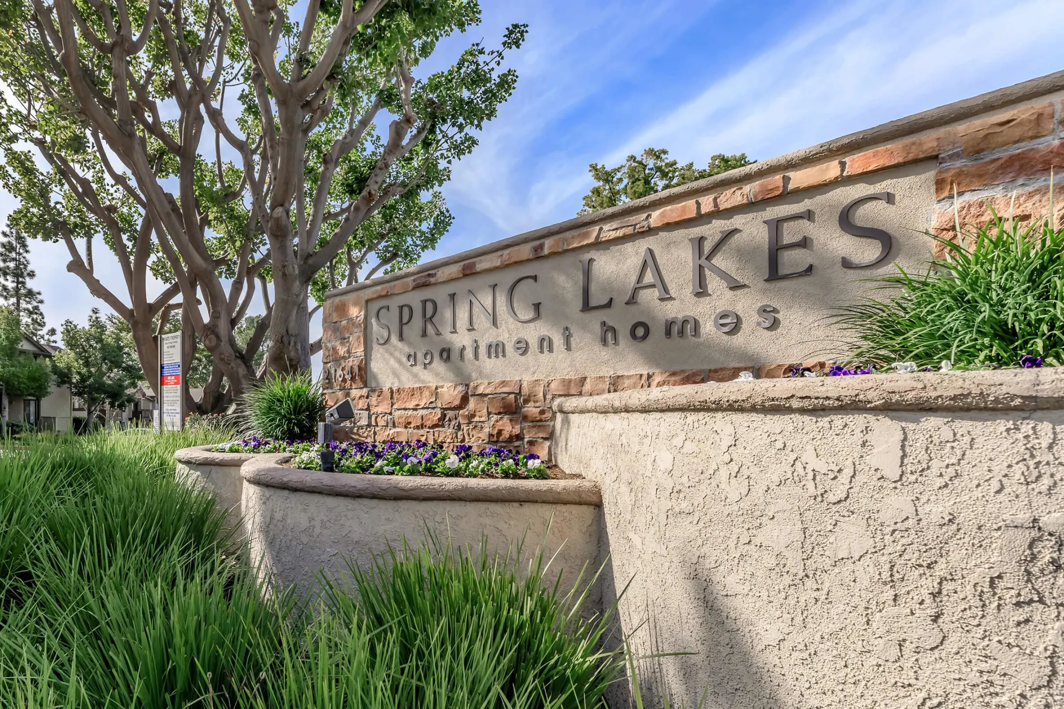 Community Signage - Spring Lakes Apartment Homes - Lake Forest, CA