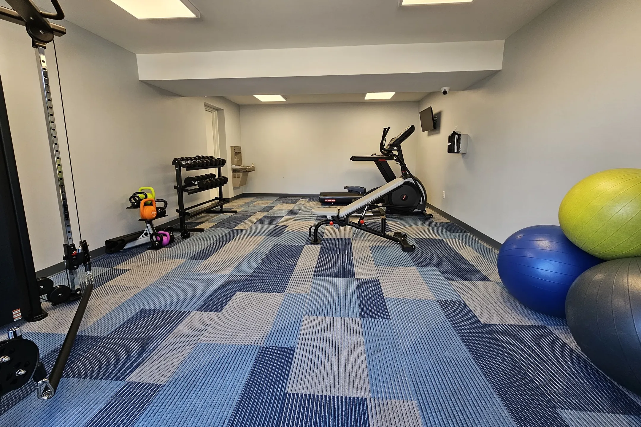 Fitness Weight Room - Nineteen North Apartments - Pittsburgh, PA