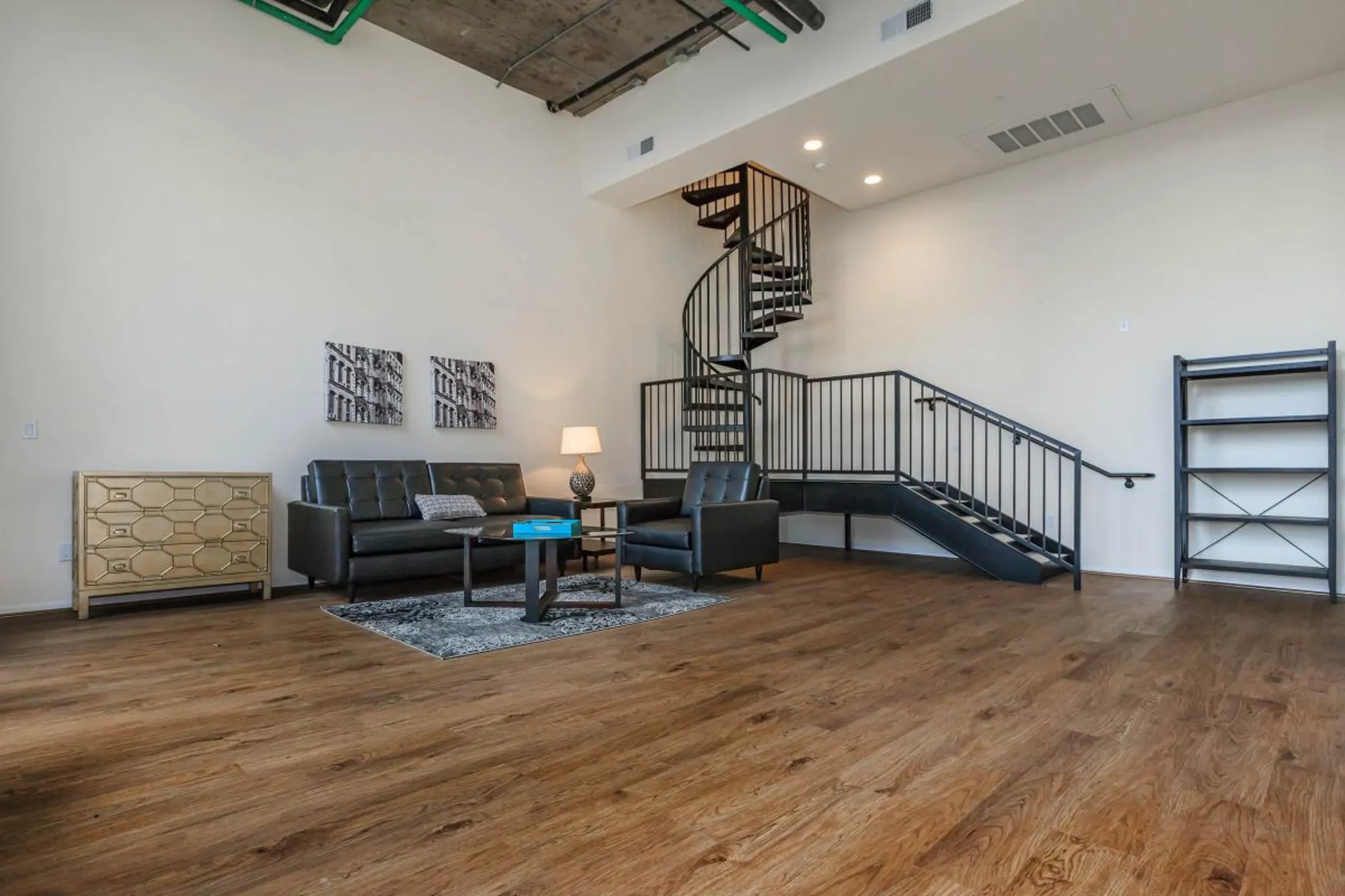 Living Room - Broadway Palace Apartments - Los Angeles, CA