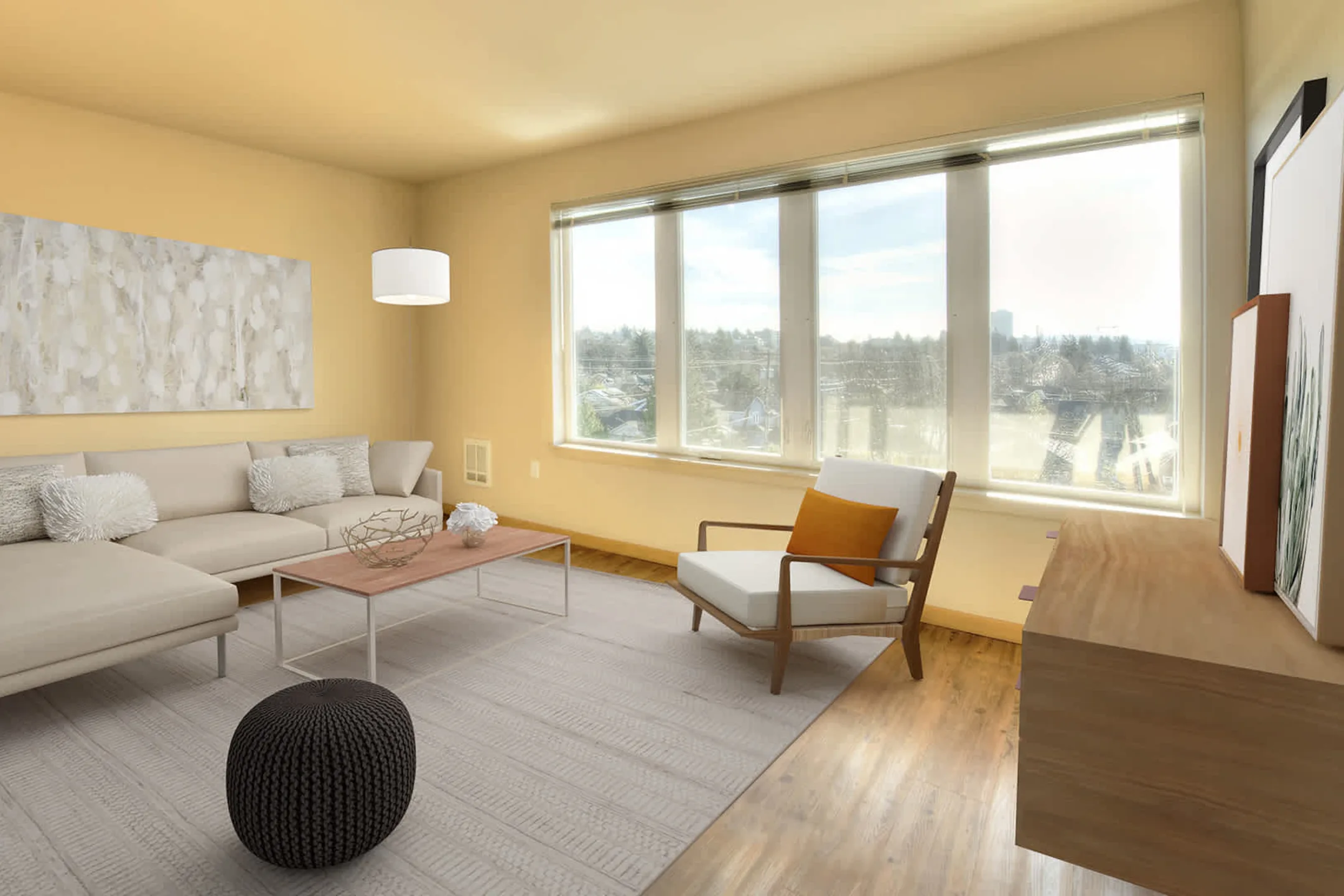 Living Room - Square One - Seattle, WA