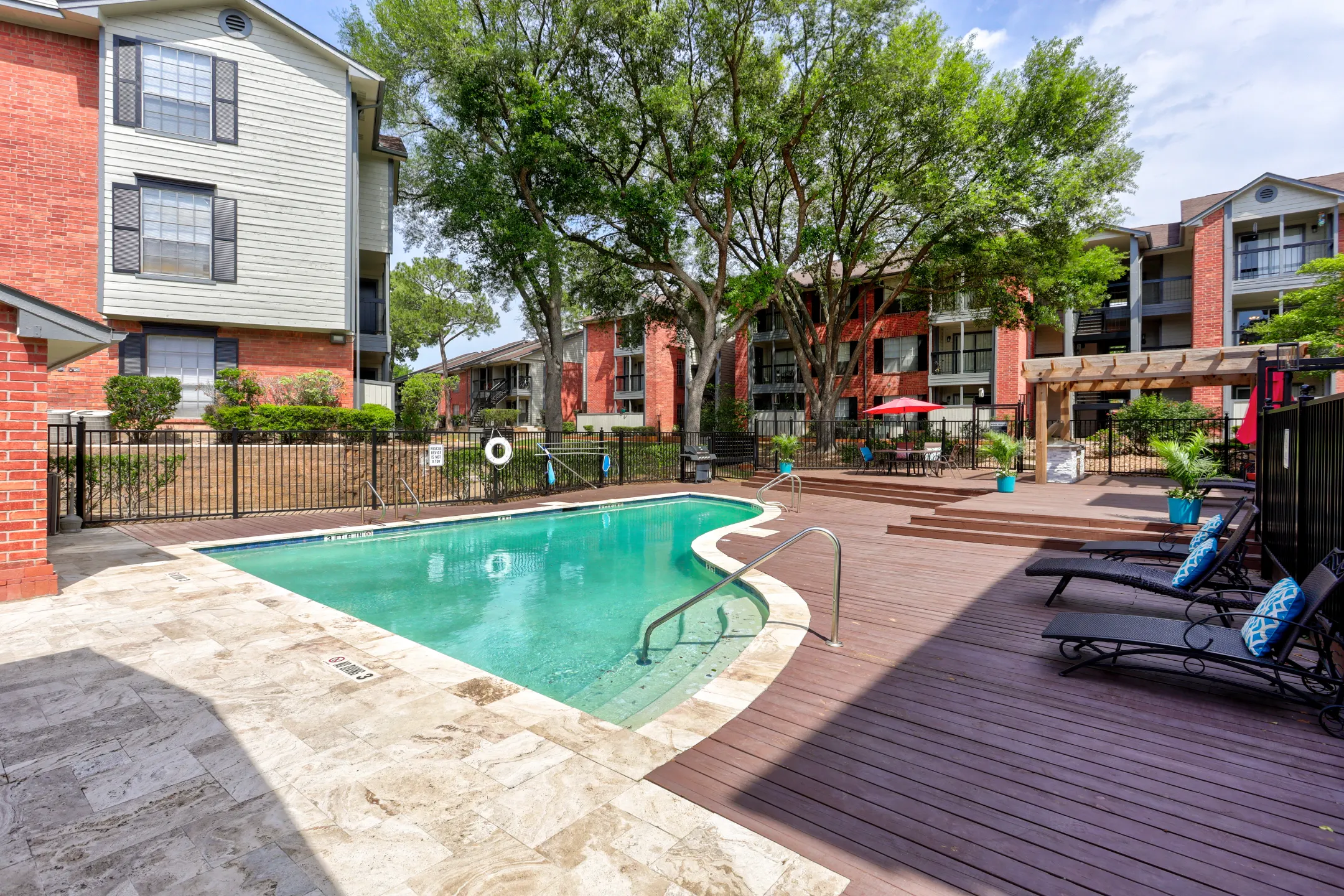 Pool - Riverwalk Apartments - Conroe, TX