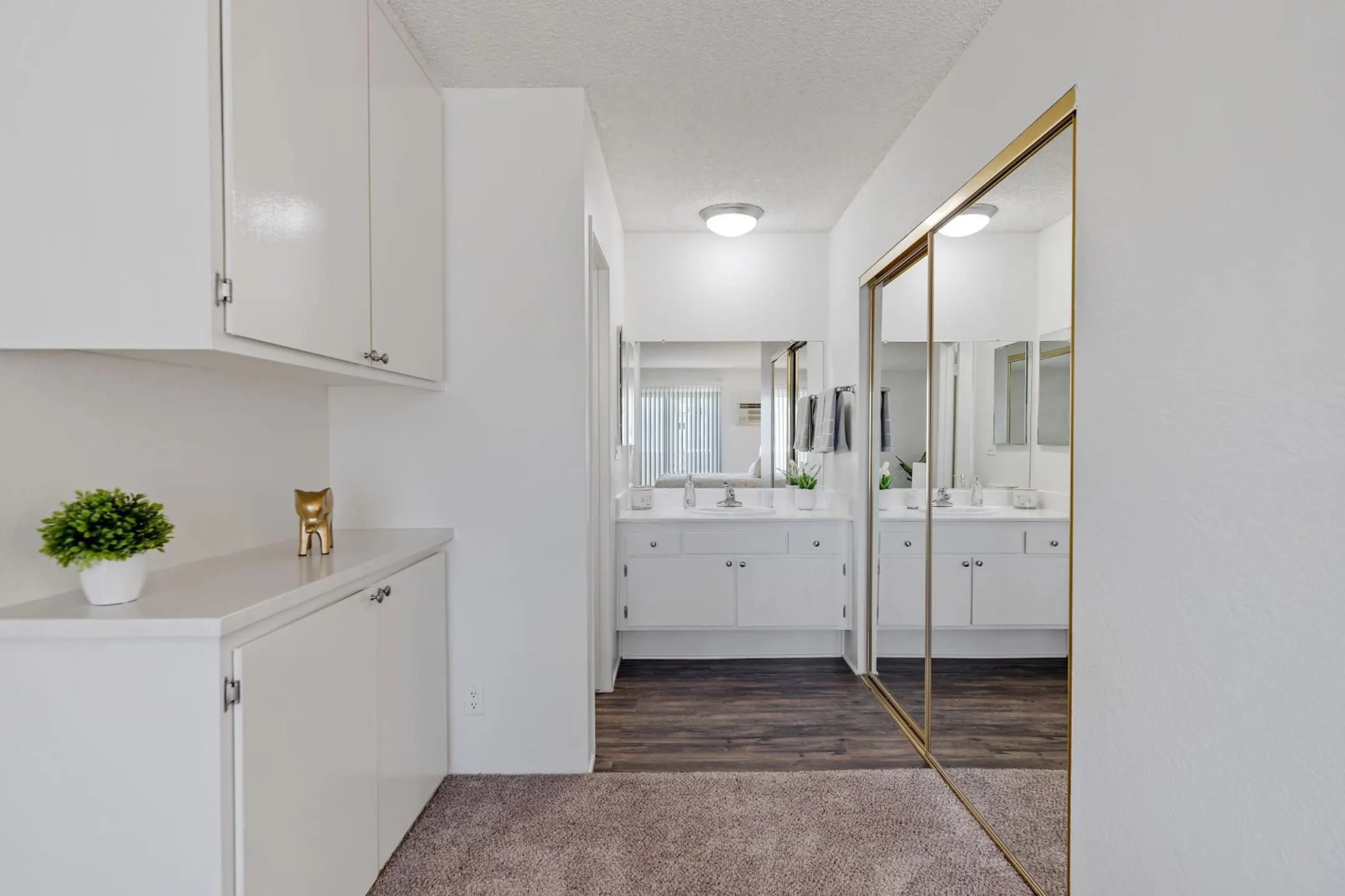 Bathroom - The Newporter Apartments - Tarzana, CA