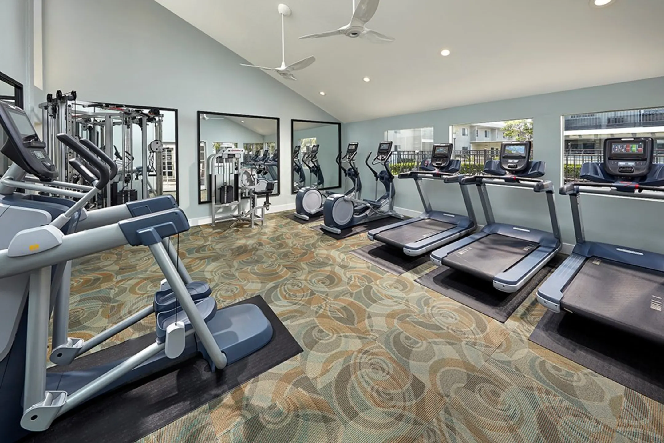 Fitness Weight Room - Crystal Springs - Fountain Valley, CA