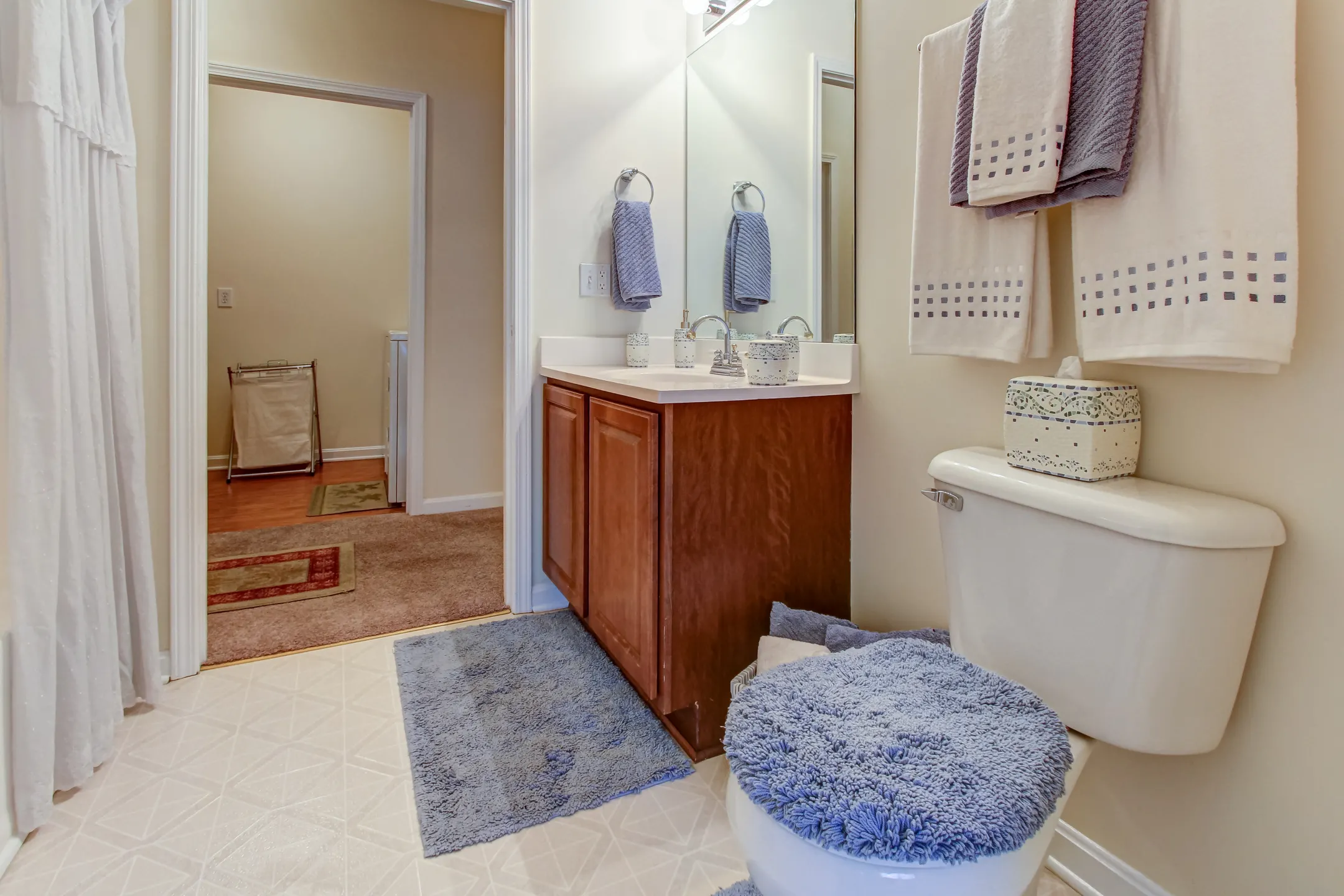 Bathroom - Blankenbaker Crossings Apartments - Louisville, KY
