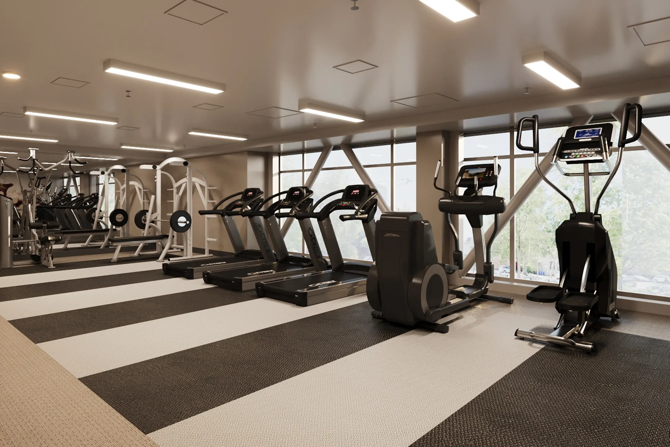 Fitness Weight Room - 1440 Beacon - Brookline, MA