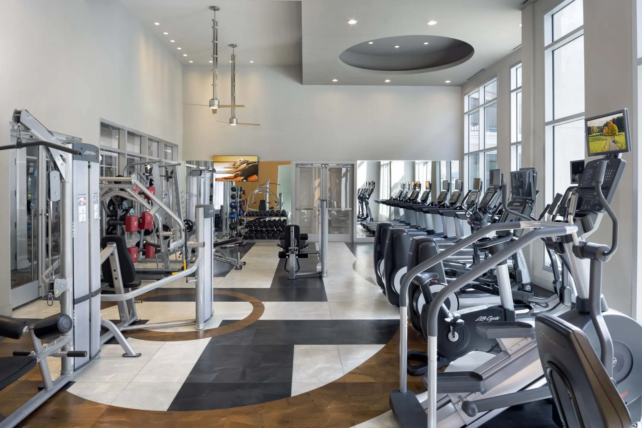 Fitness Weight Room - Camden Highland Village - Houston, TX
