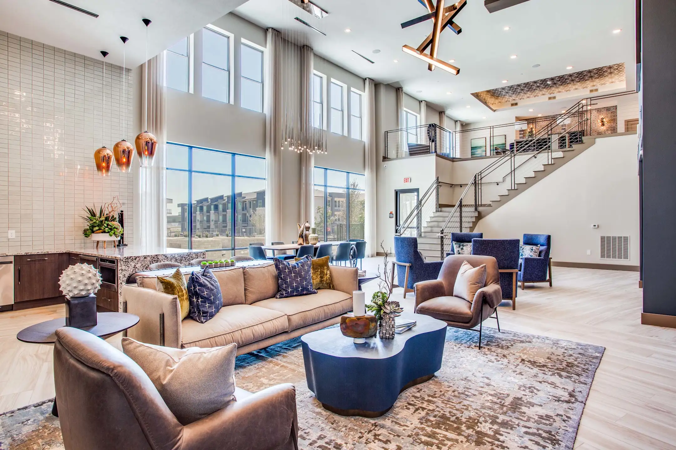 Living Room - Westloop at the Diamond Interchange - Irving, TX