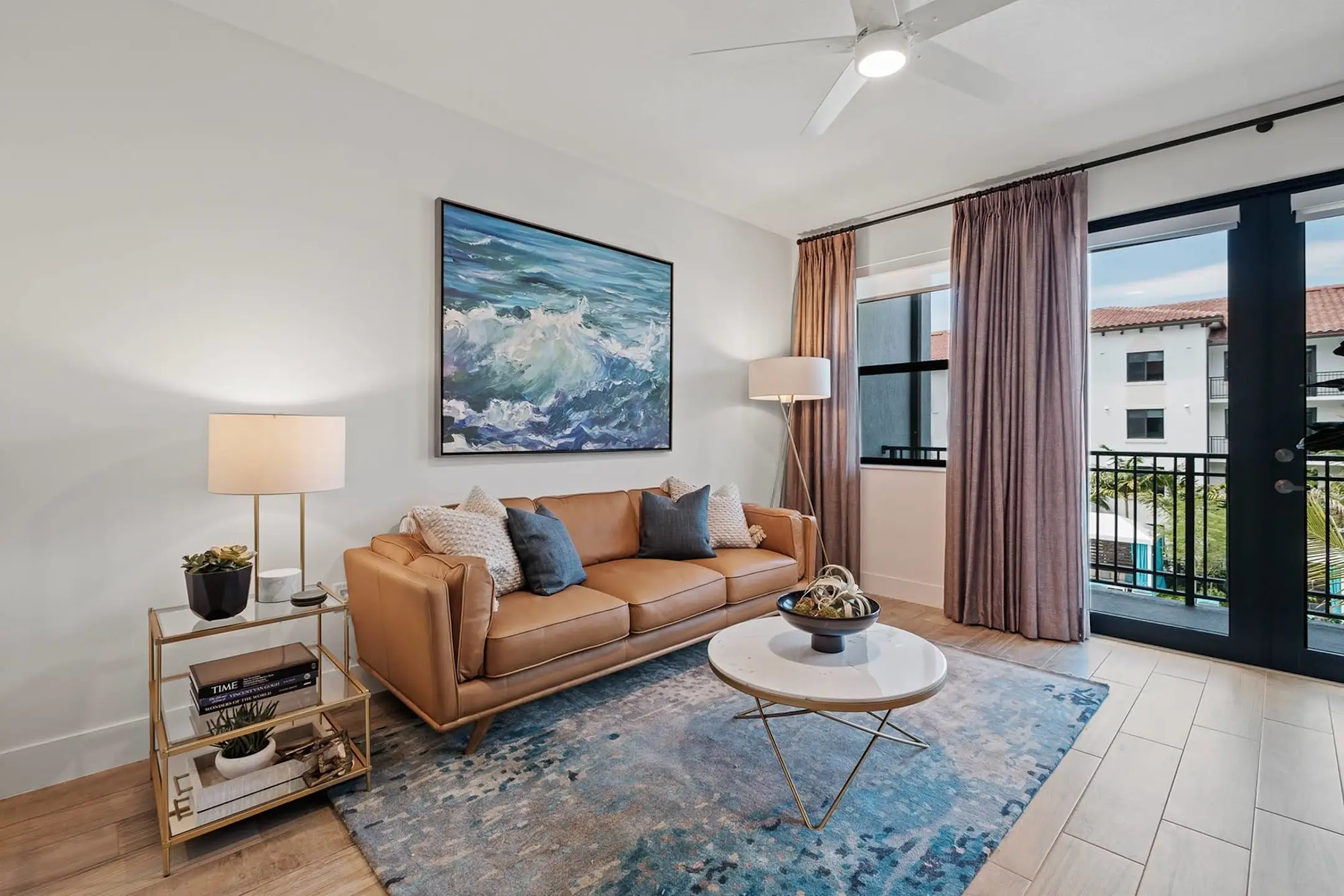 Living Room - The Residences at Monterra Commons - 55+ Active Adult Community - Pembroke Pines, FL