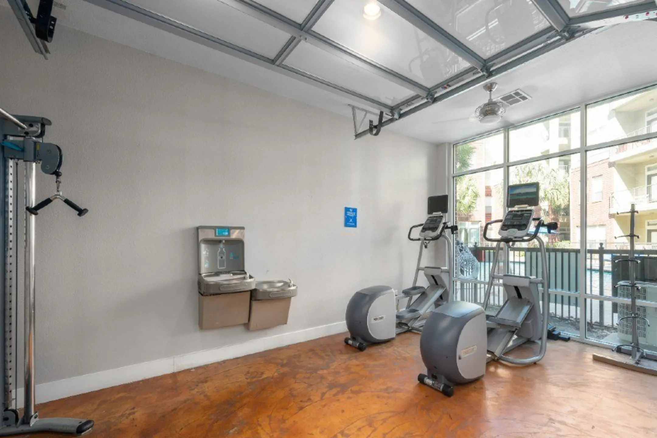 Fitness Weight Room - Galleria Parc Apartments - Houston, TX