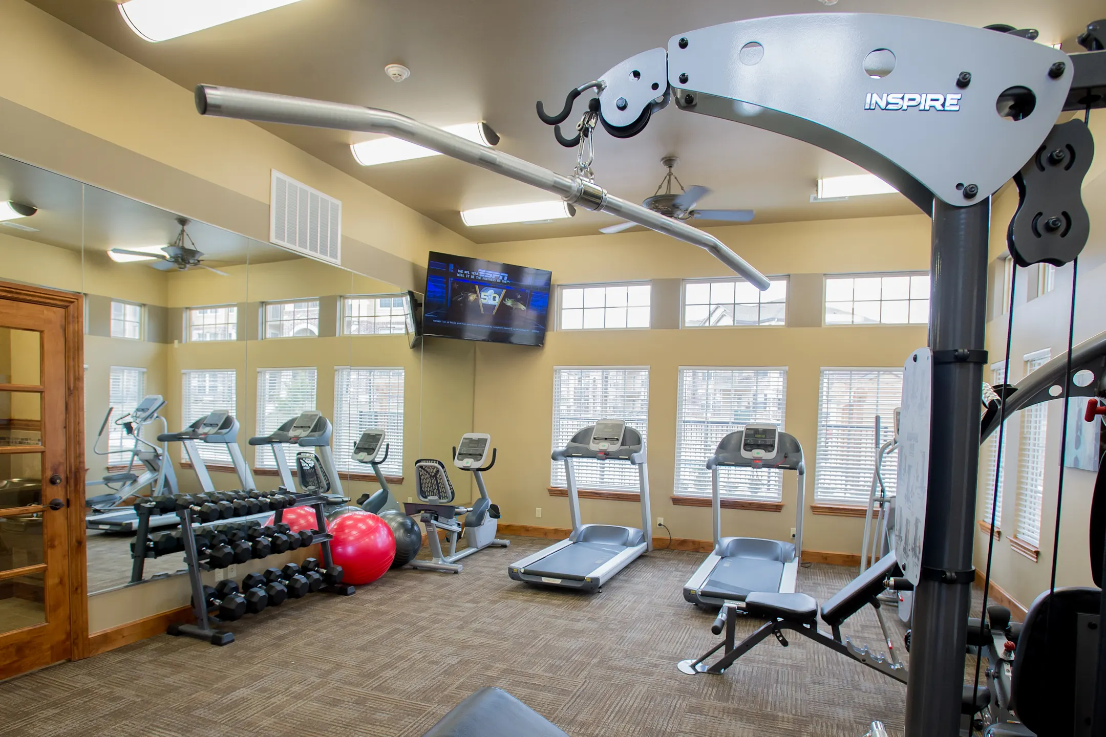 Fitness Weight Room - Portofino Apartments - Wichita, KS