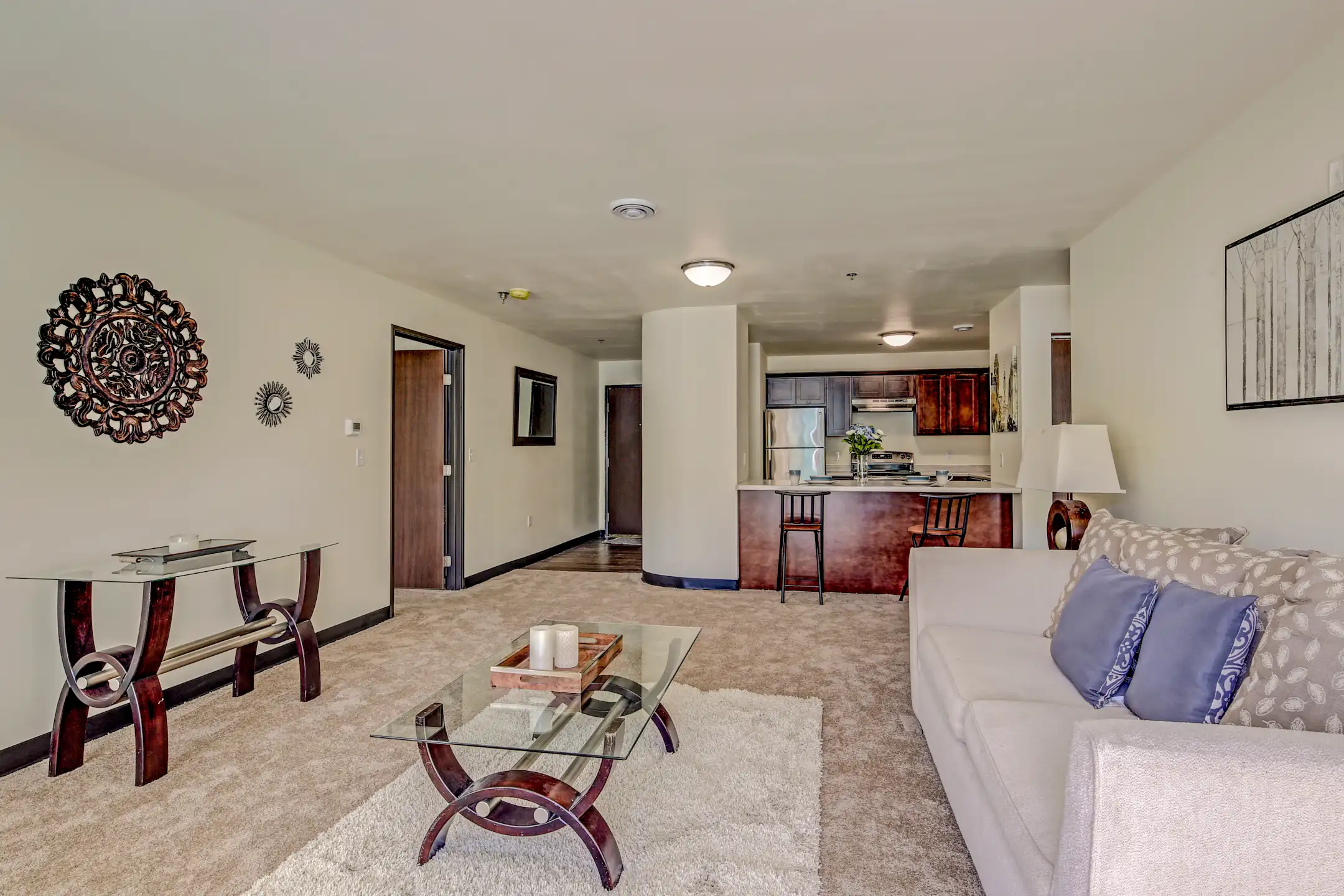 Living Room - Brewers Point Apartments - Milwaukee, WI