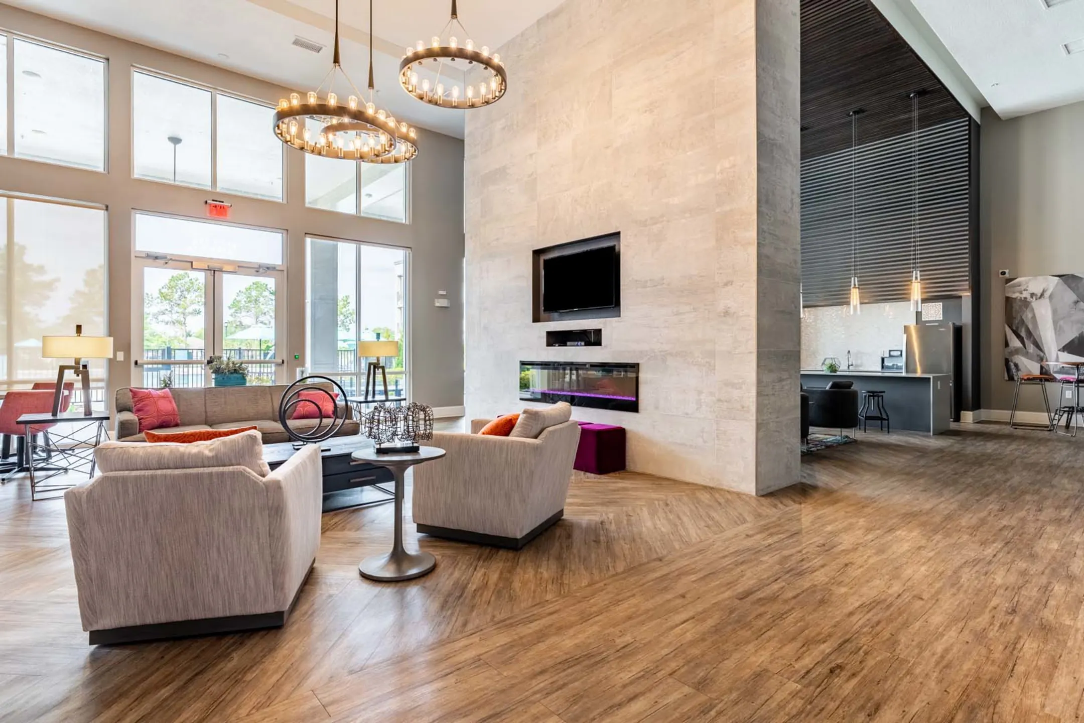 Living Room - Linden On The GreeneWay - Orlando, FL