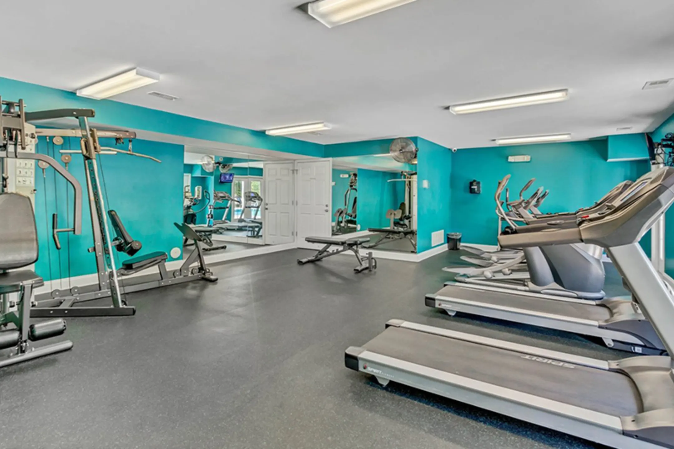 Fitness Weight Room - Reserve at Stone Hollow - Charlotte, NC