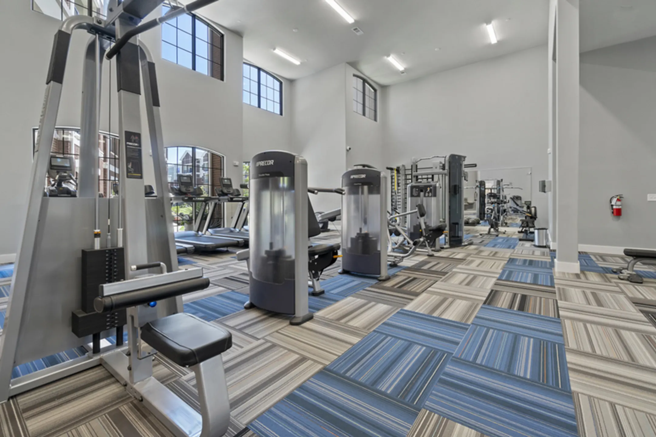 Fitness Weight Room - The Mansions at Mercer Crossing - Farmers Branch, TX