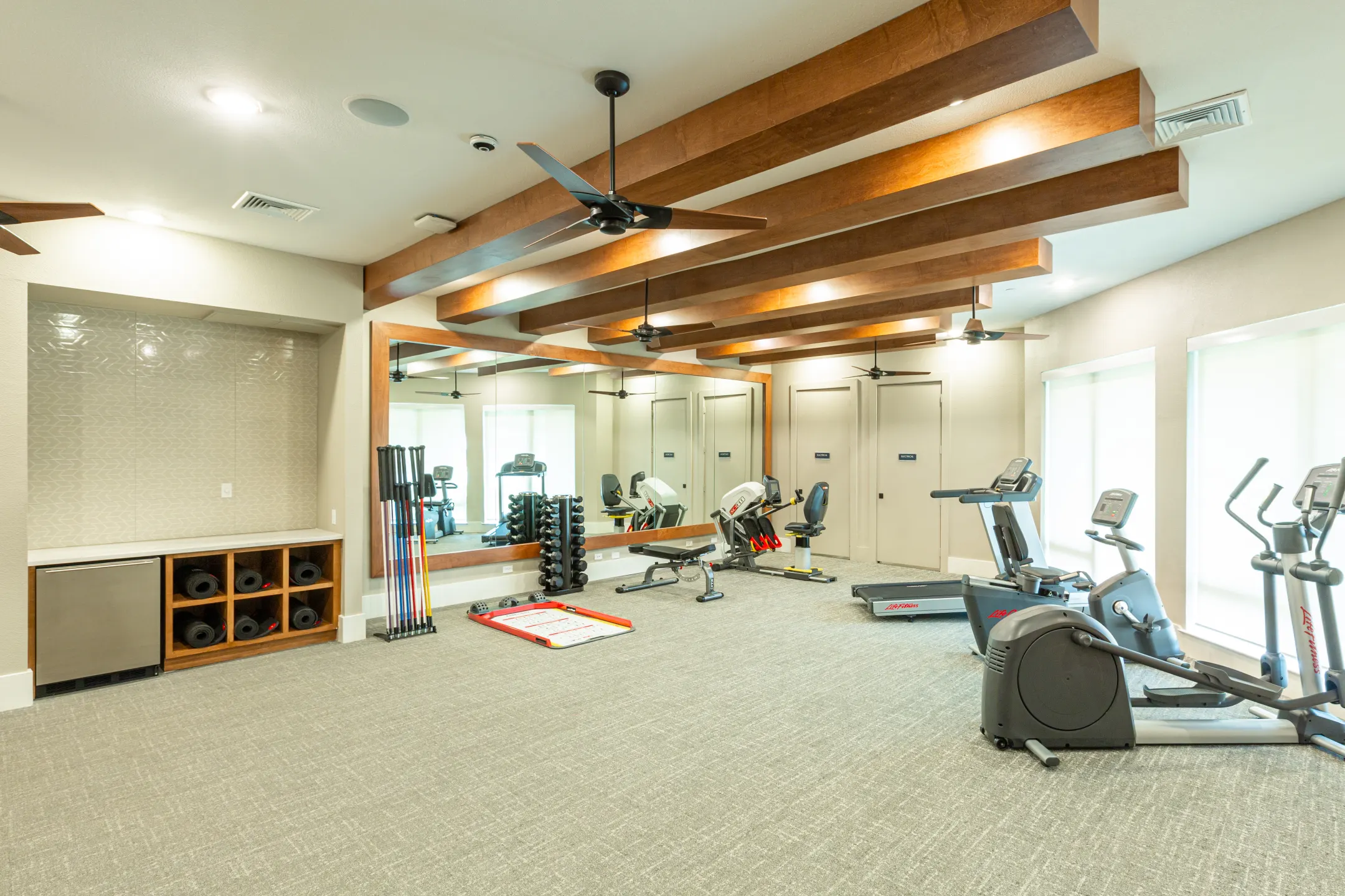Fitness Weight Room - The Oaks in Dallas (Active 62+ Living Community) - Dallas, TX