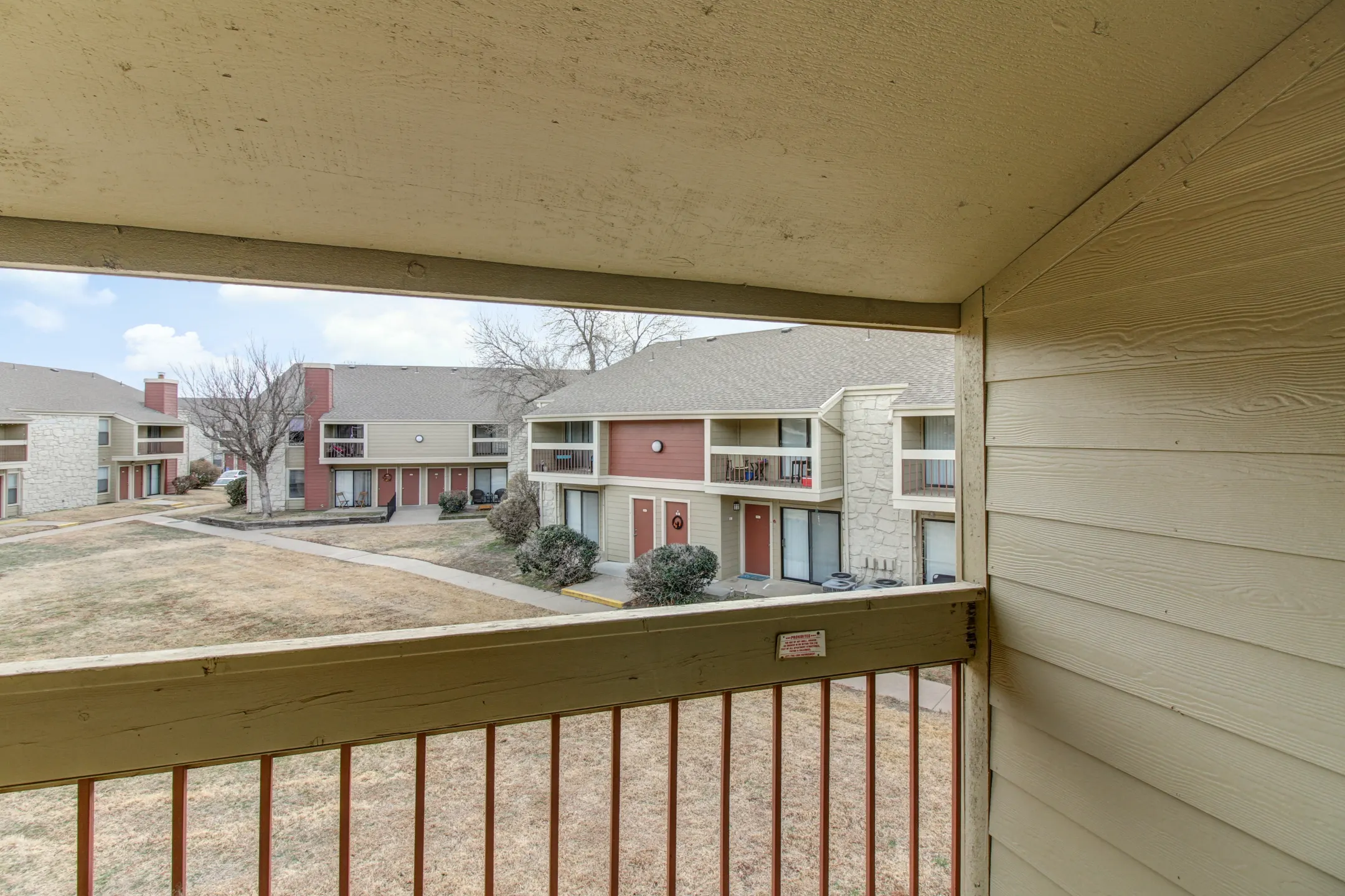 Patio / Deck - Silver Springs Apartment - Wichita, KS