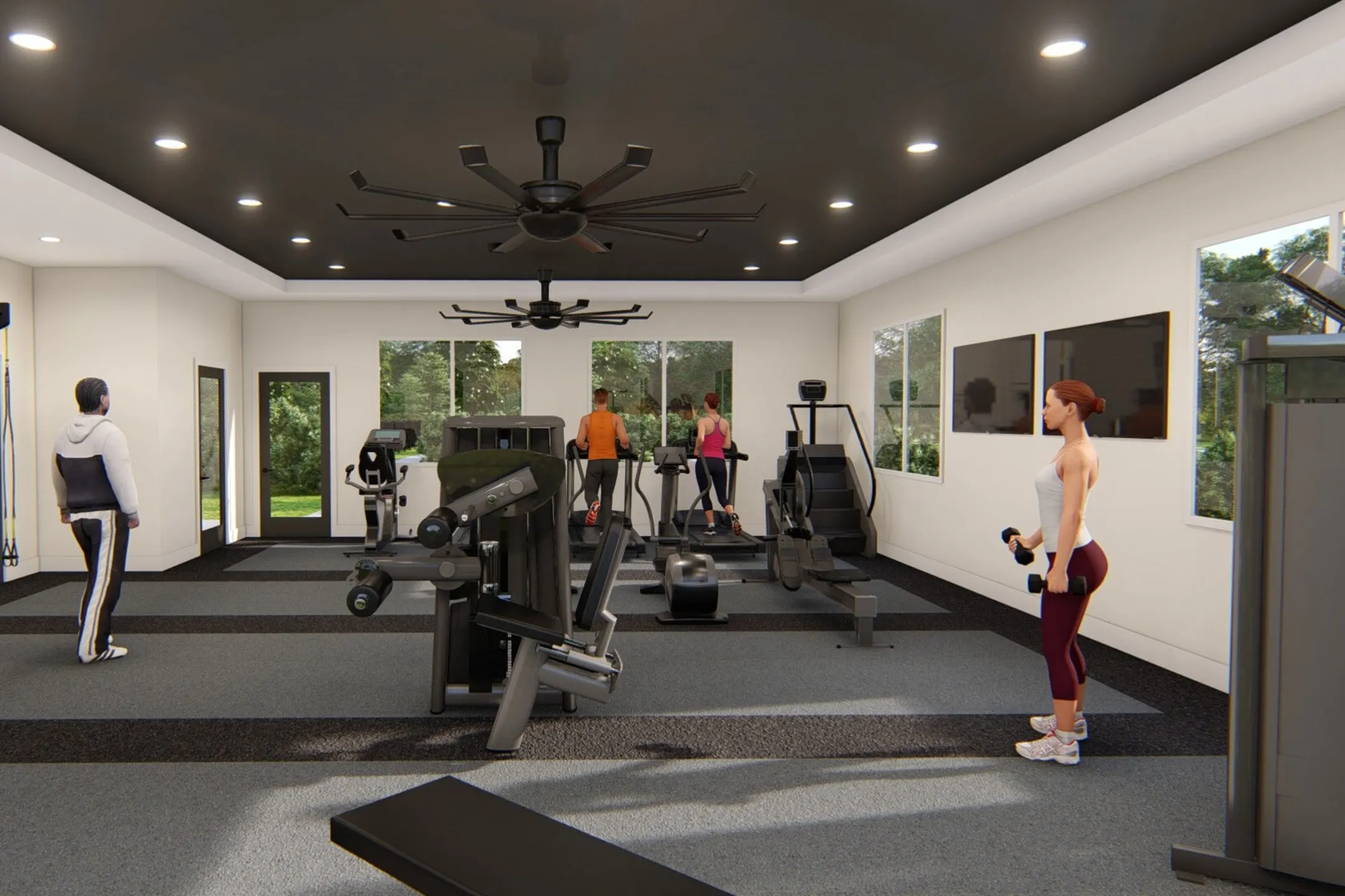Fitness Weight Room - Mosby Steele Creek - Charlotte, NC