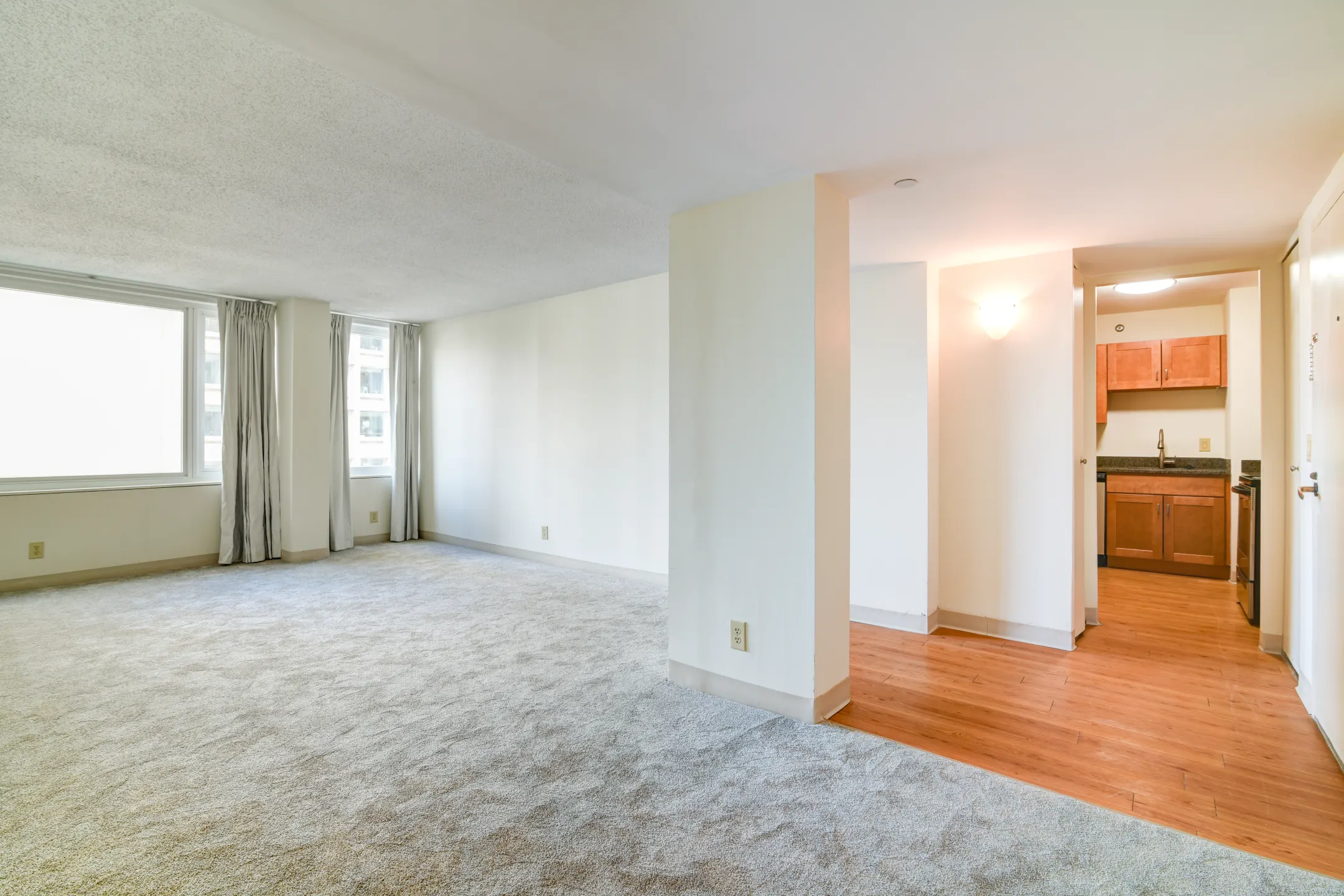 Living Room - The Greenhouse Apartments - Boston, MA