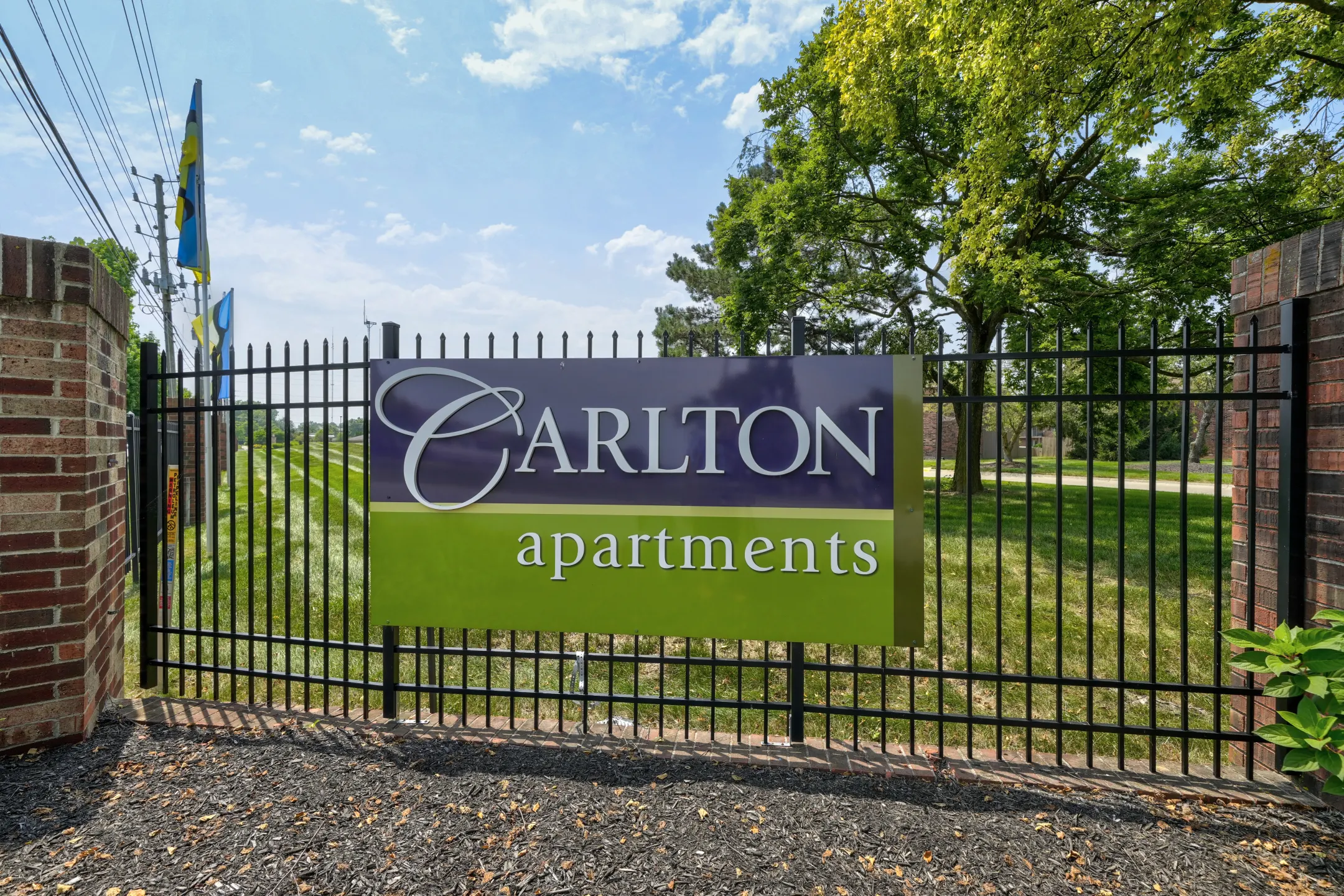 Community Signage - Carlton Apartments - Indianapolis, IN
